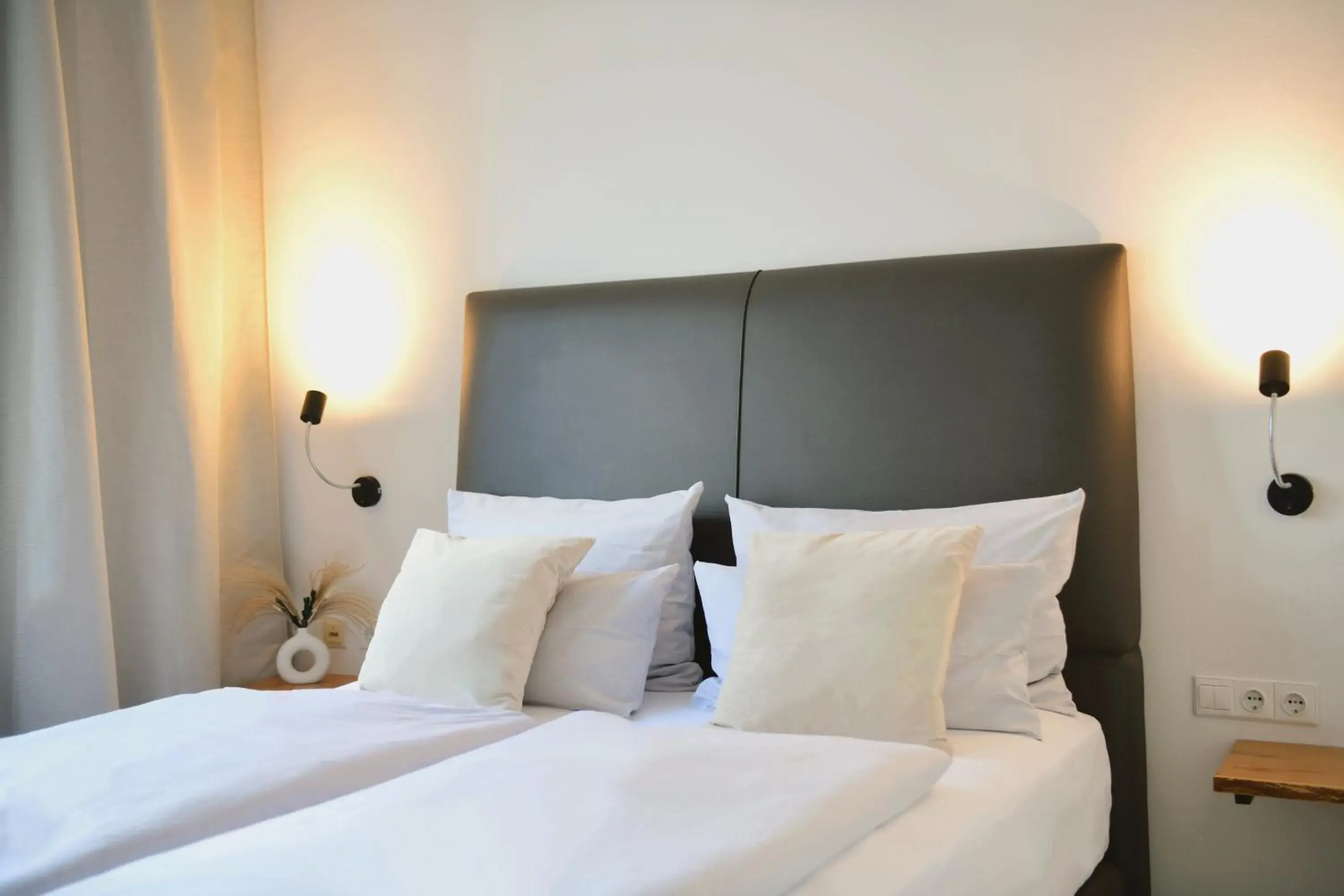 Bedroom, Bed in cantera by Wiegand Bedroom, Bed in cantera by Wiegand