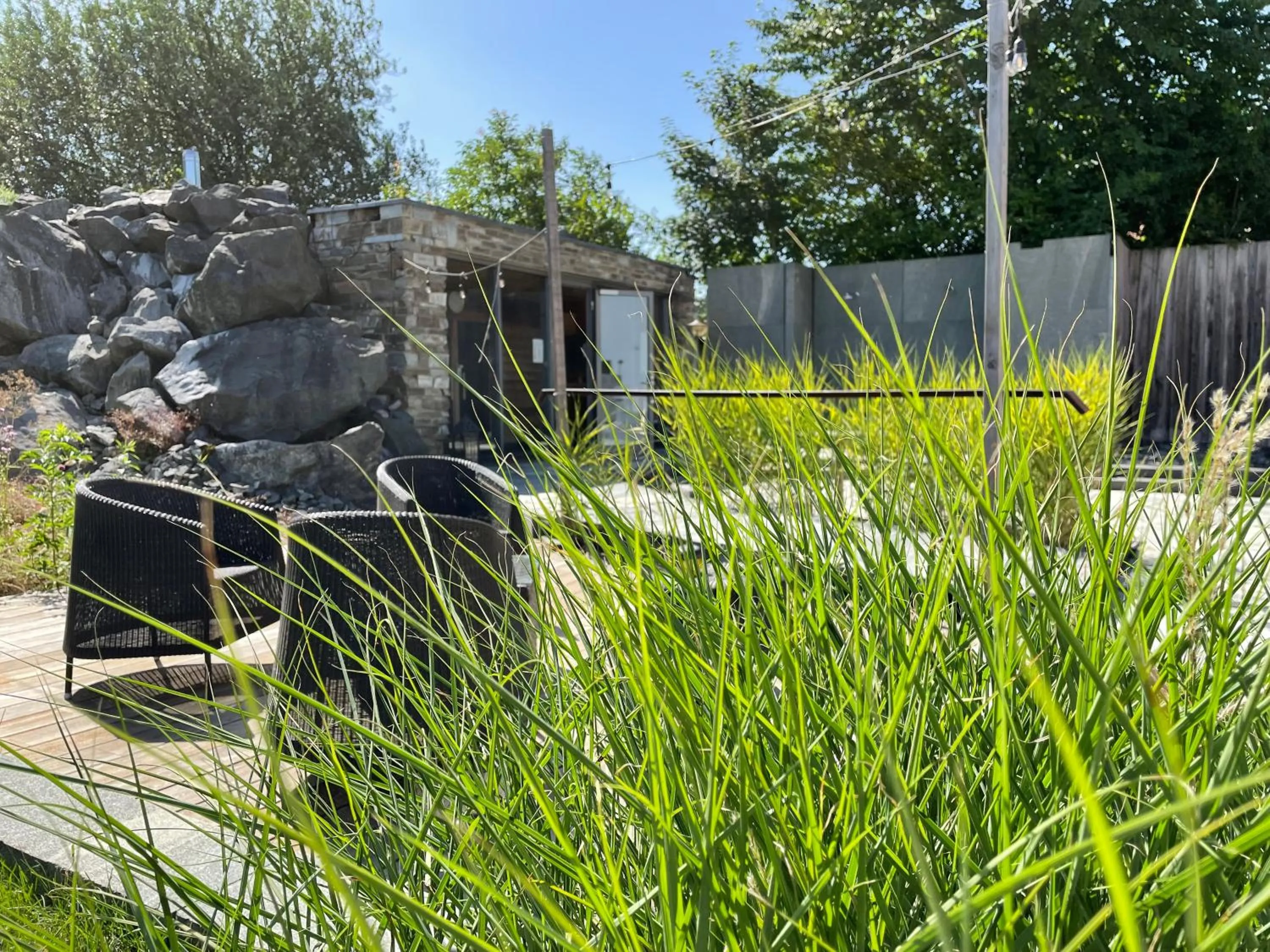 Sauna in cantera by Wiegand