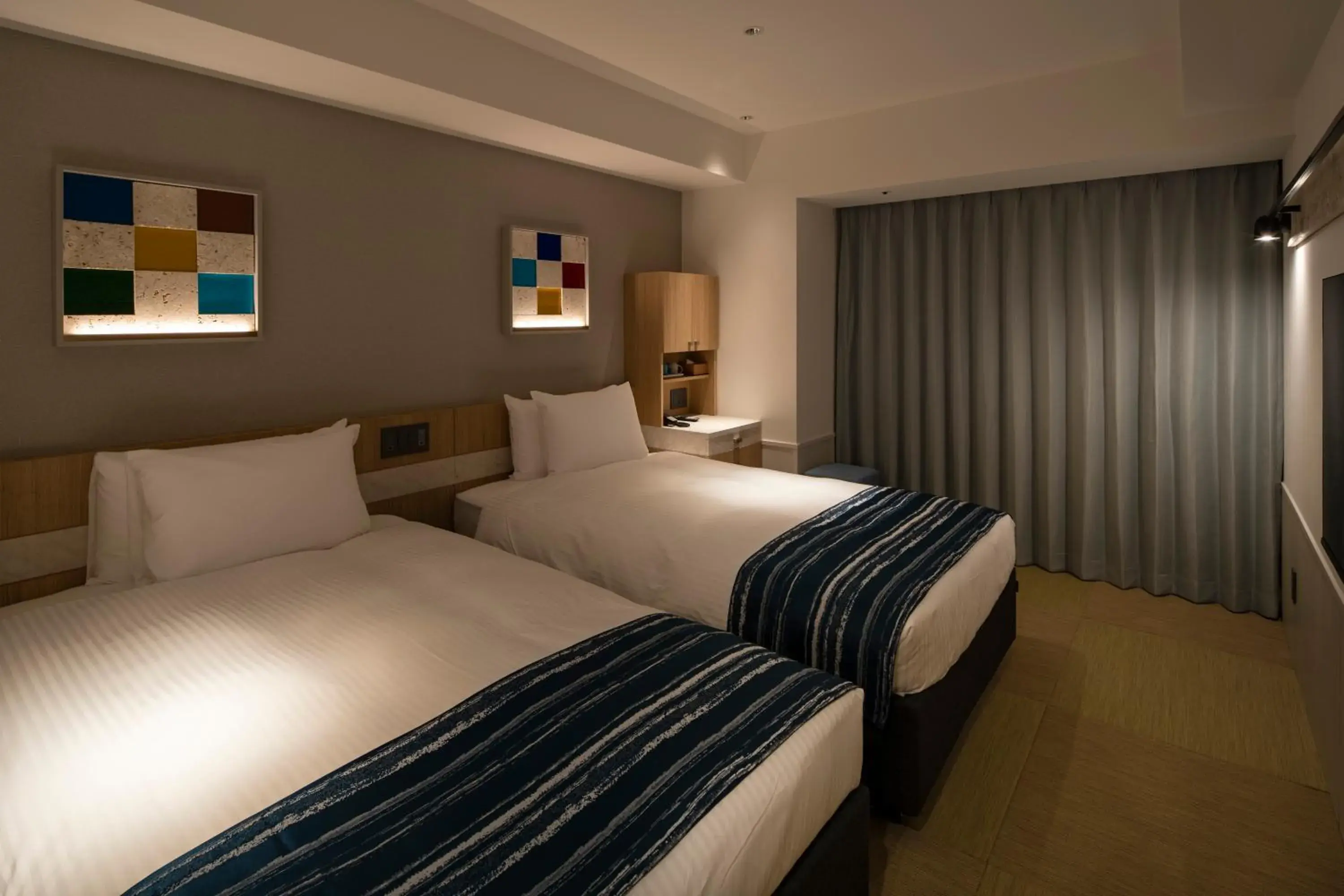 Standard Twin Room in Okinawa Hinode Resort and Hot Spring Hotel Standard Twin Room in Okinawa Hinode Resort and Hot Spring Hotel