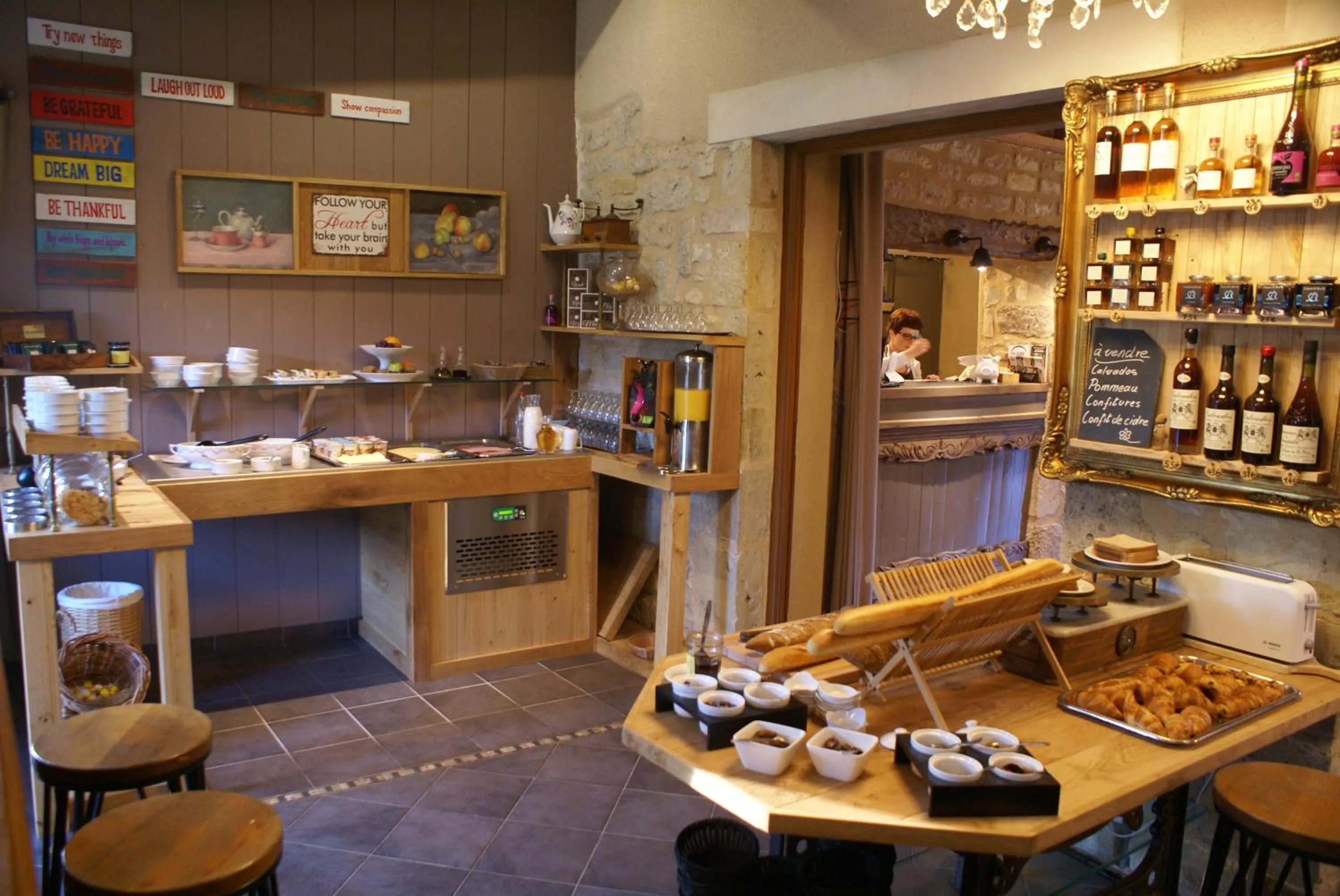 Buffet breakfast in Domaine Utah Beach - Le Grand Hard