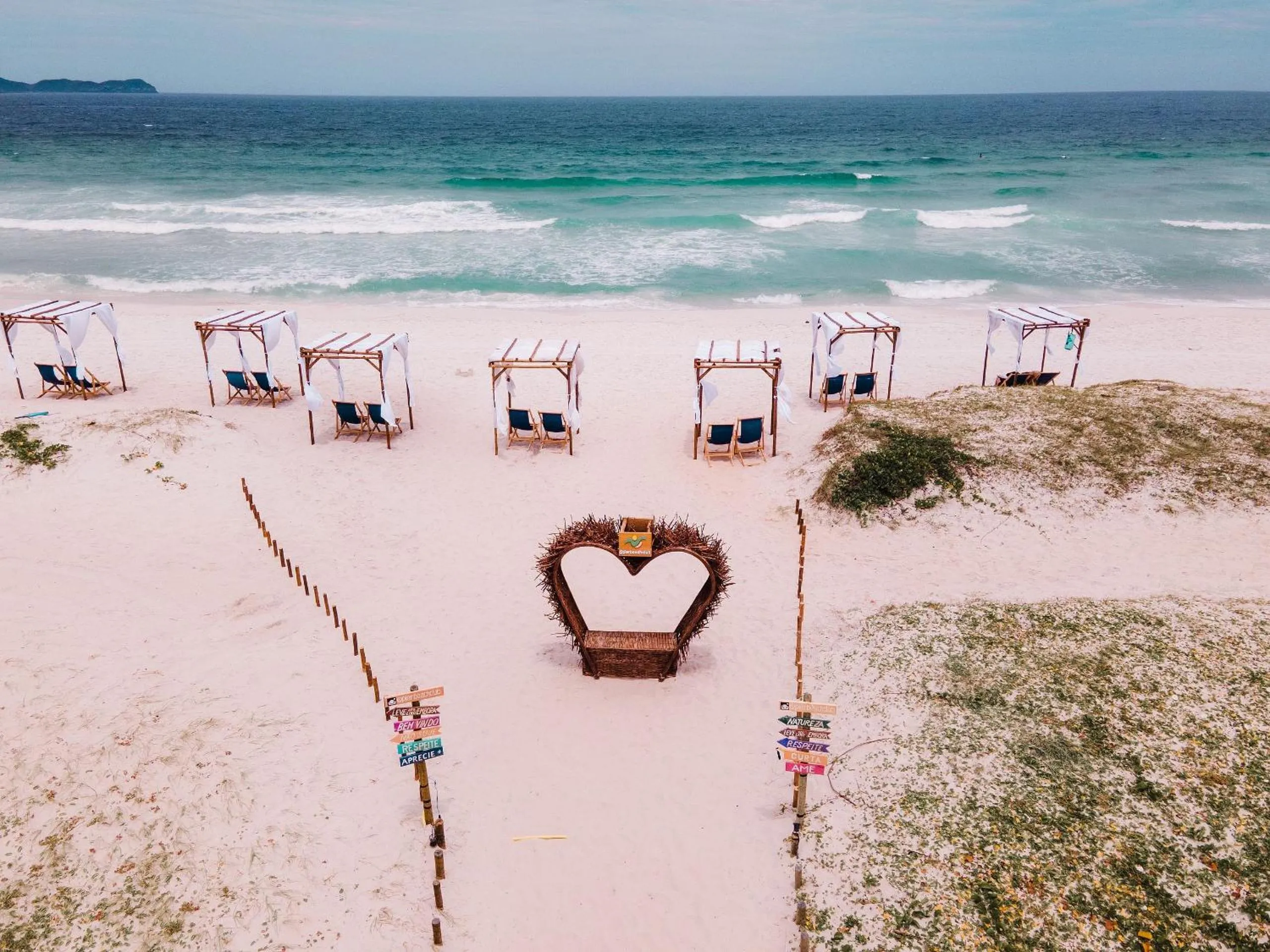 Bird's eye view in Pier Beach Club