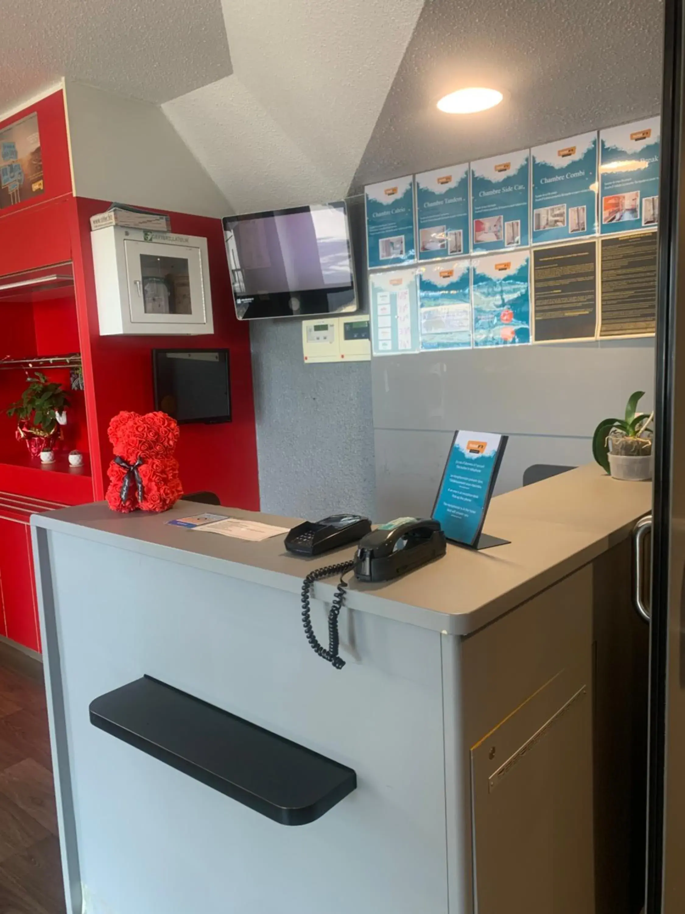 Lobby or reception in hotelF1 Beauvais Lobby or reception in hotelF1 Beauvais