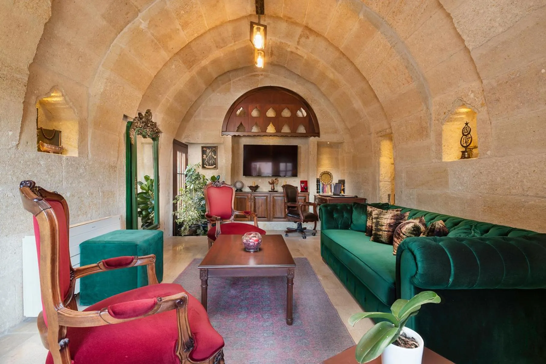 Lobby or reception in Elysion Cave Suites