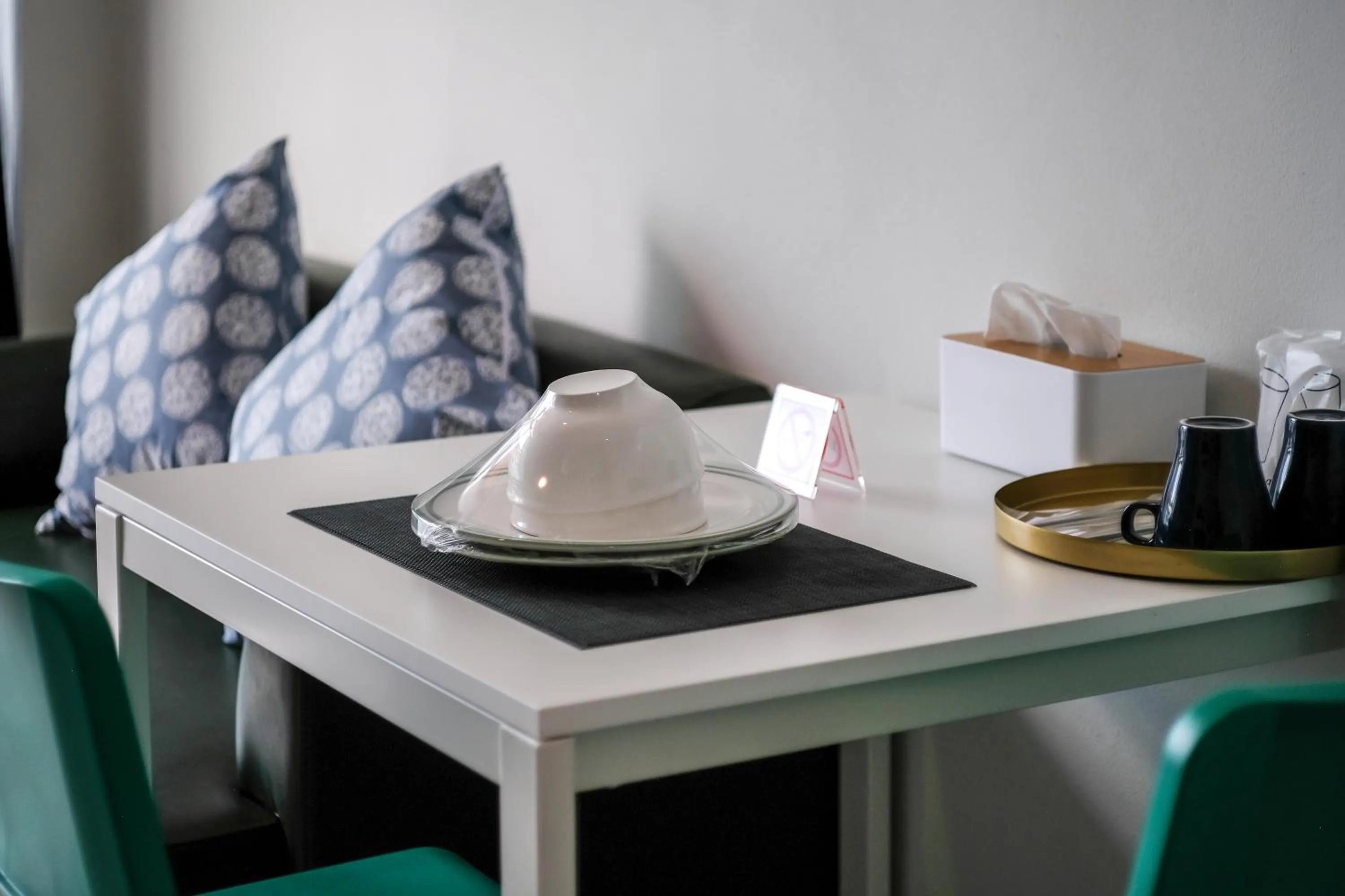 Seating area in PaiApartHotel