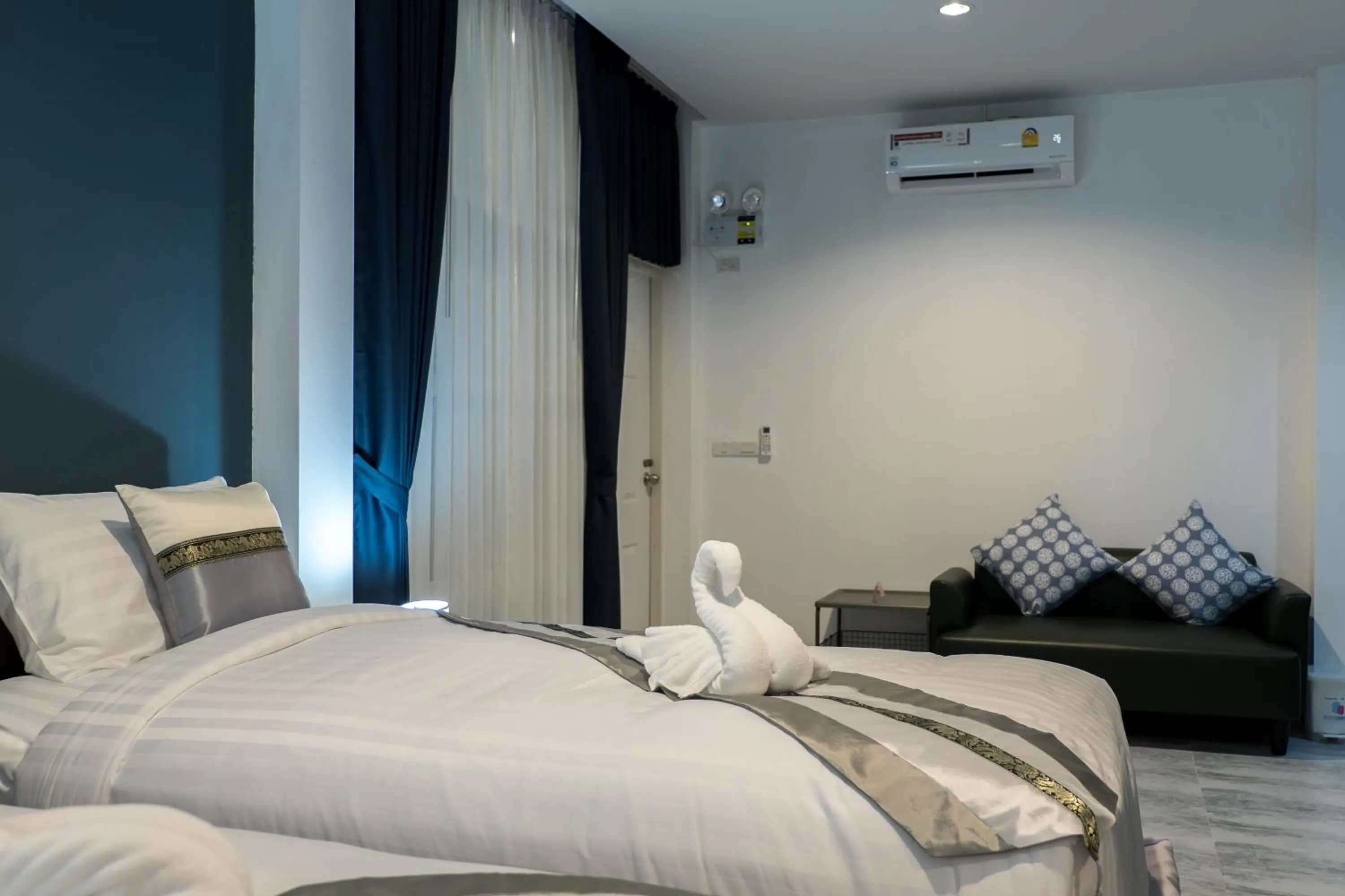 Bed in PaiApartHotel