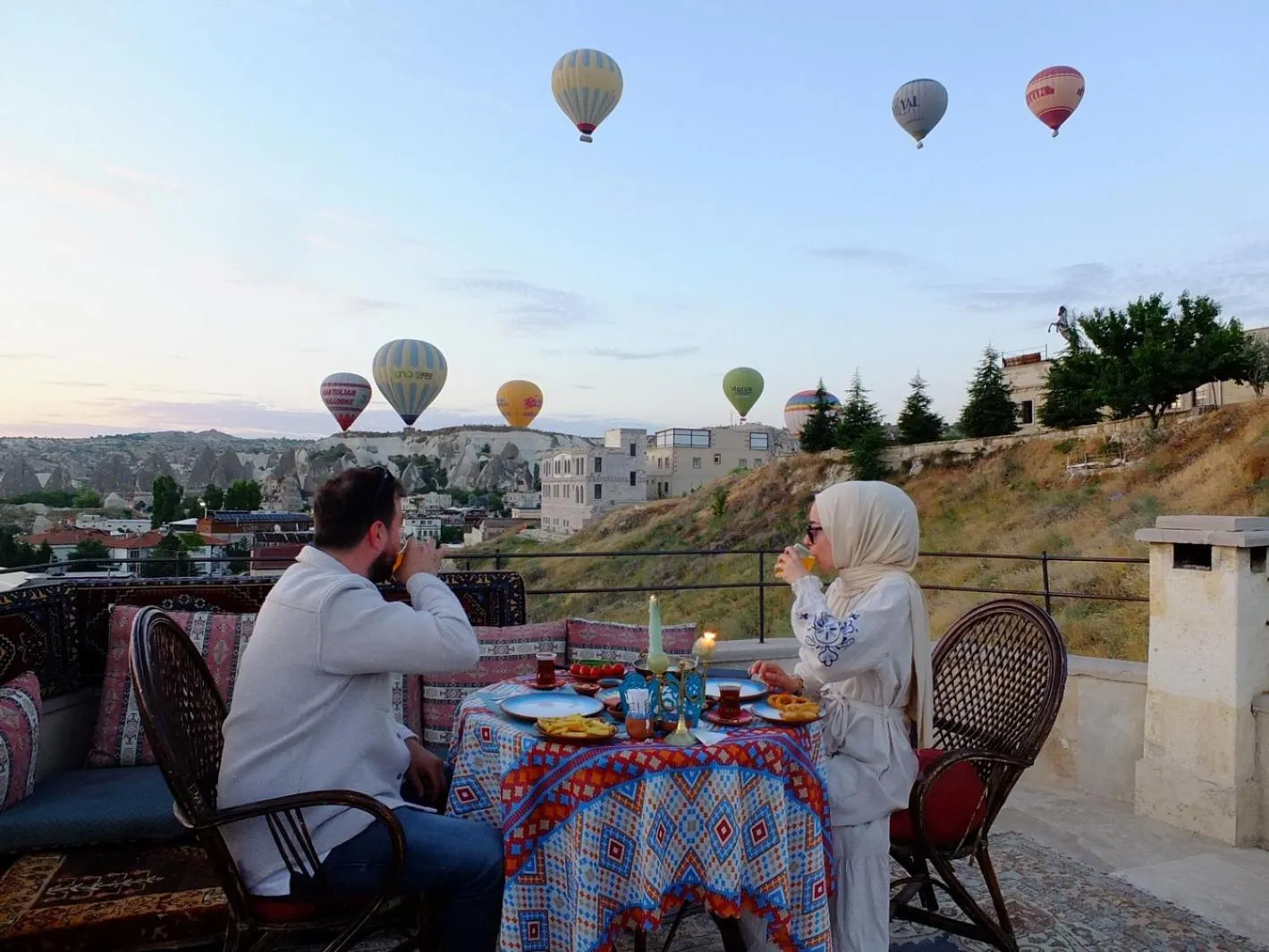 Balcony/Terrace in Balloon Cave Hotel