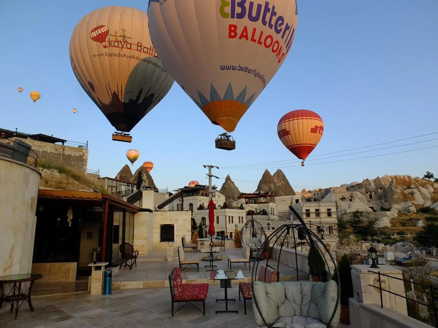 Balcony/Terrace in Balloon Cave Hotel