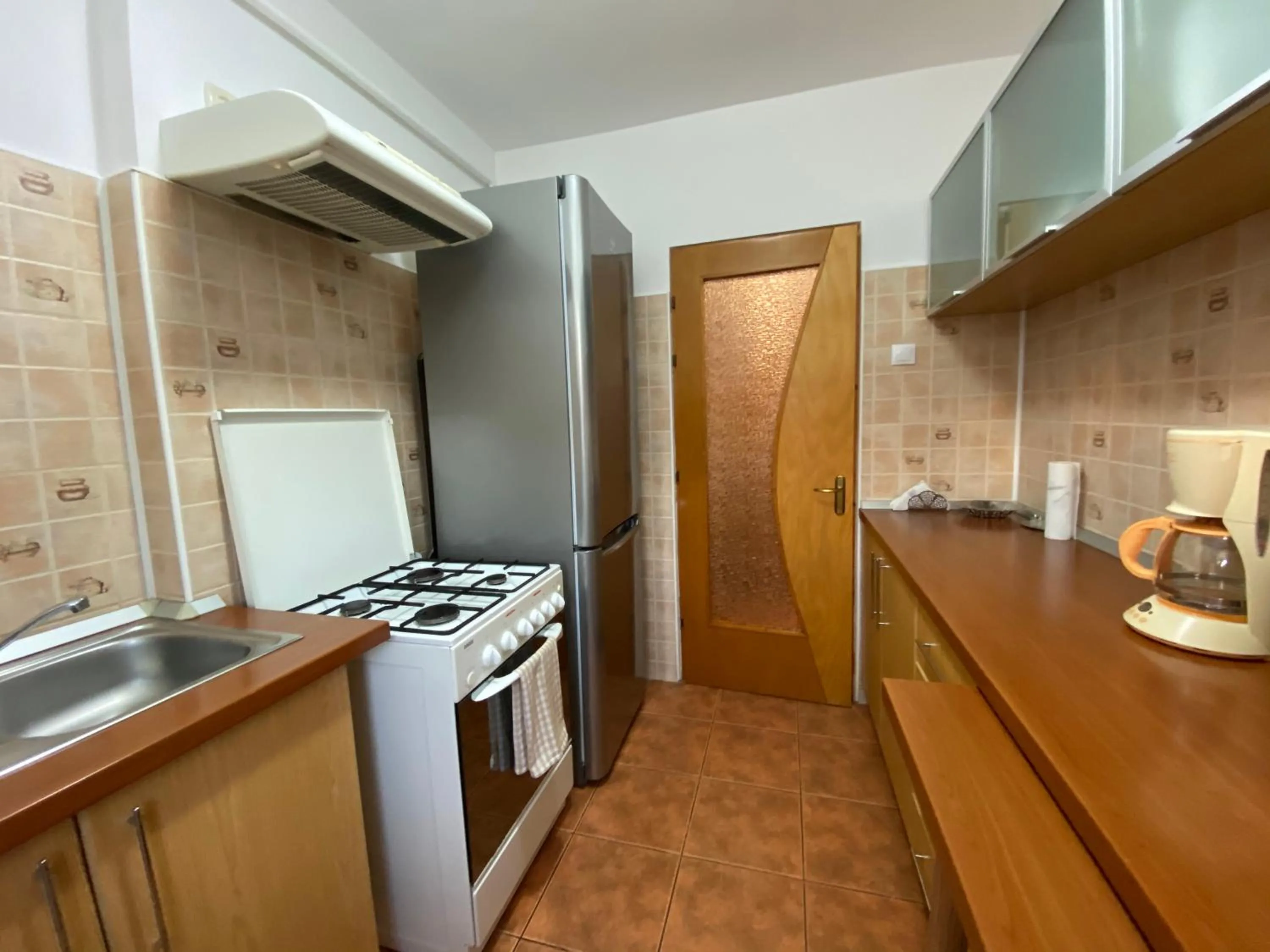Kitchen or kitchenette in Best Apartment City Hall