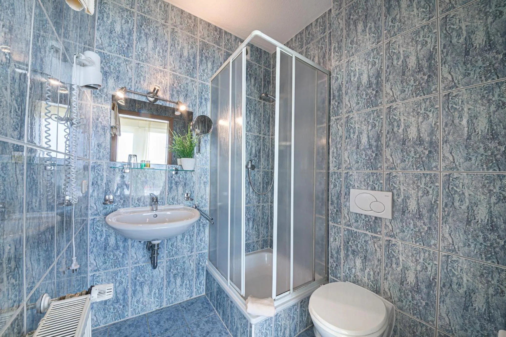 Shower in Europa Hotel Garni free parking