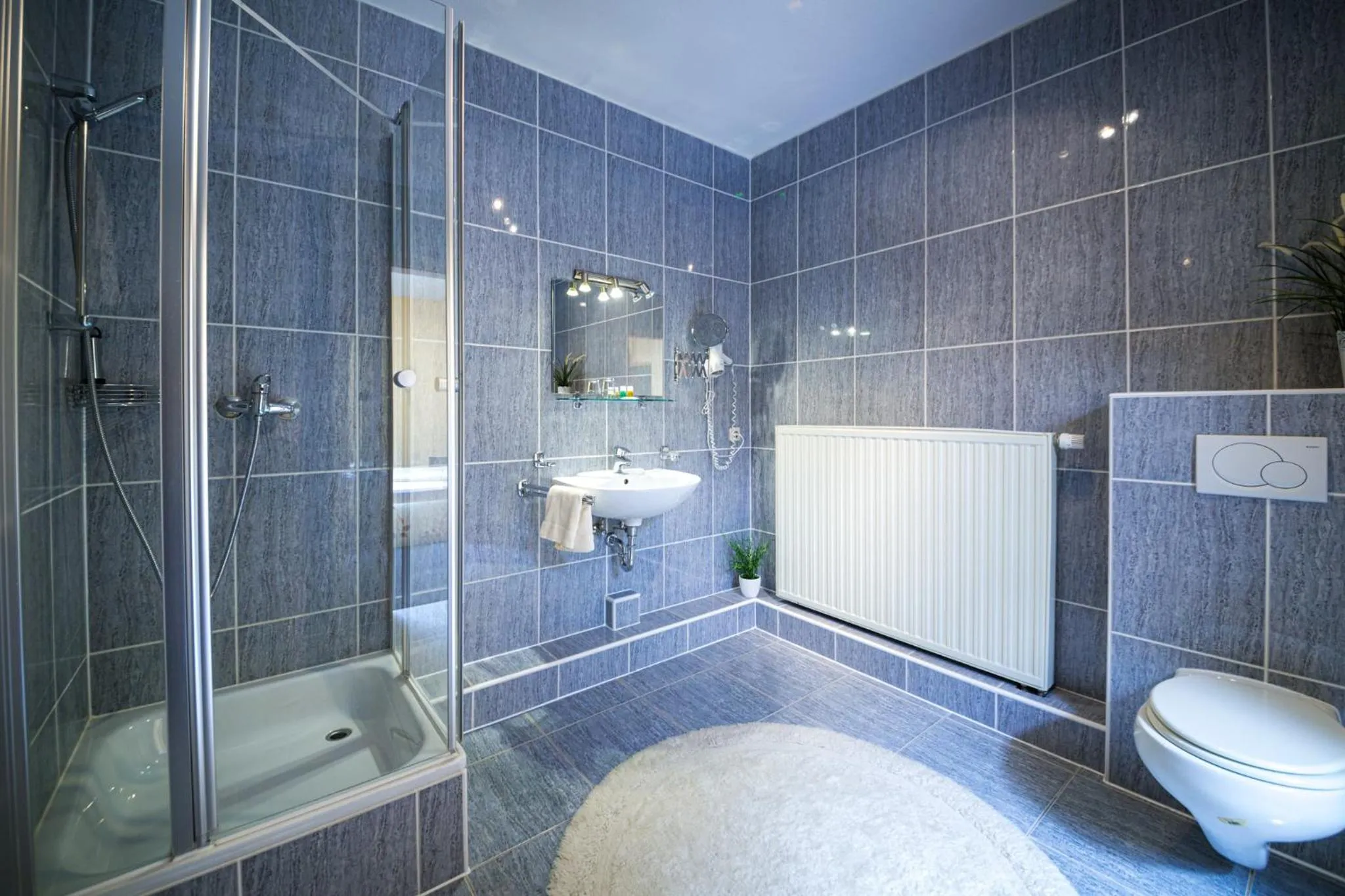 Bathroom in Europa Hotel Garni free parking