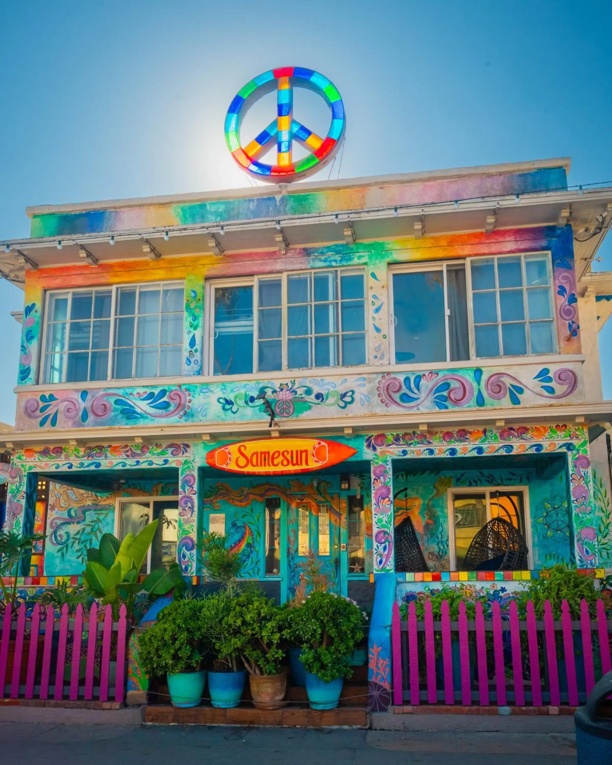 Property building in Samesun Ocean Beach Hotel & Hostel Property building in Samesun Ocean Beach Hotel & Hostel