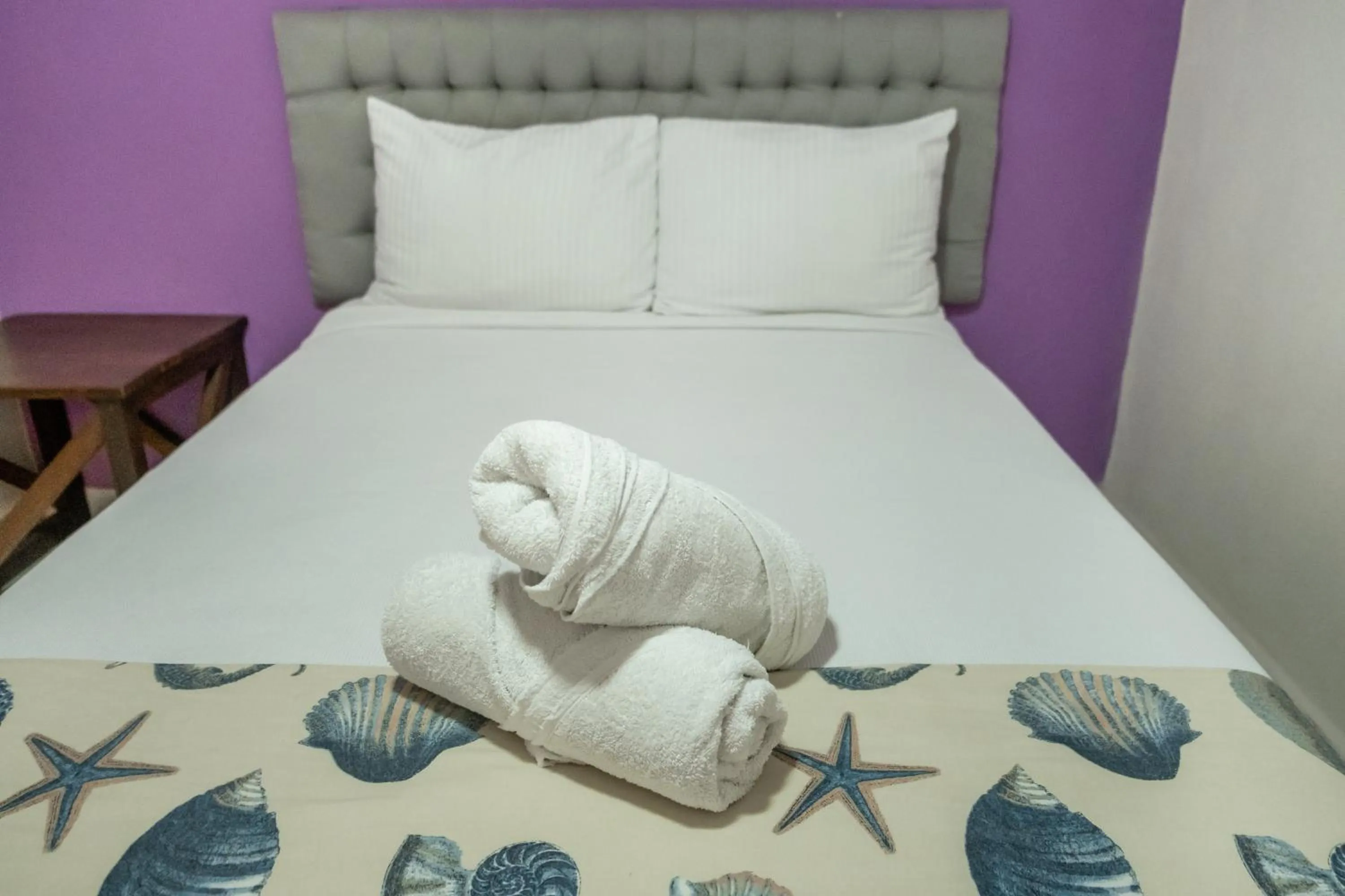 Bed in Hotel Pelicano