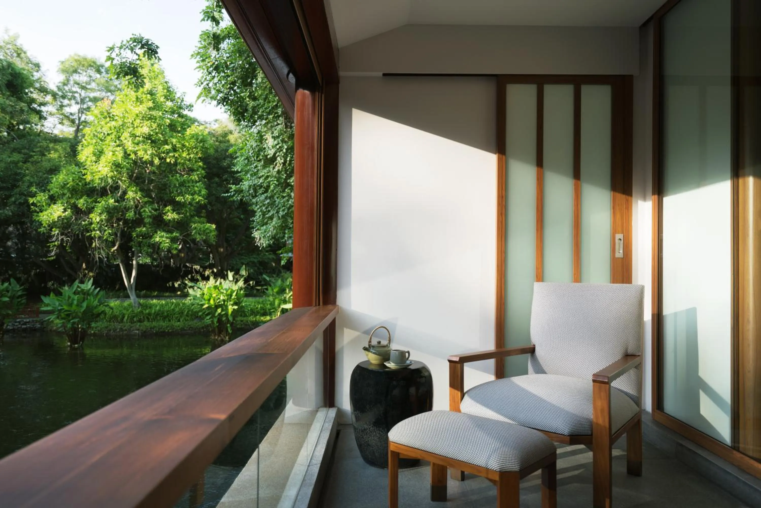 Garden view in Chiva-Som International Health Resorts