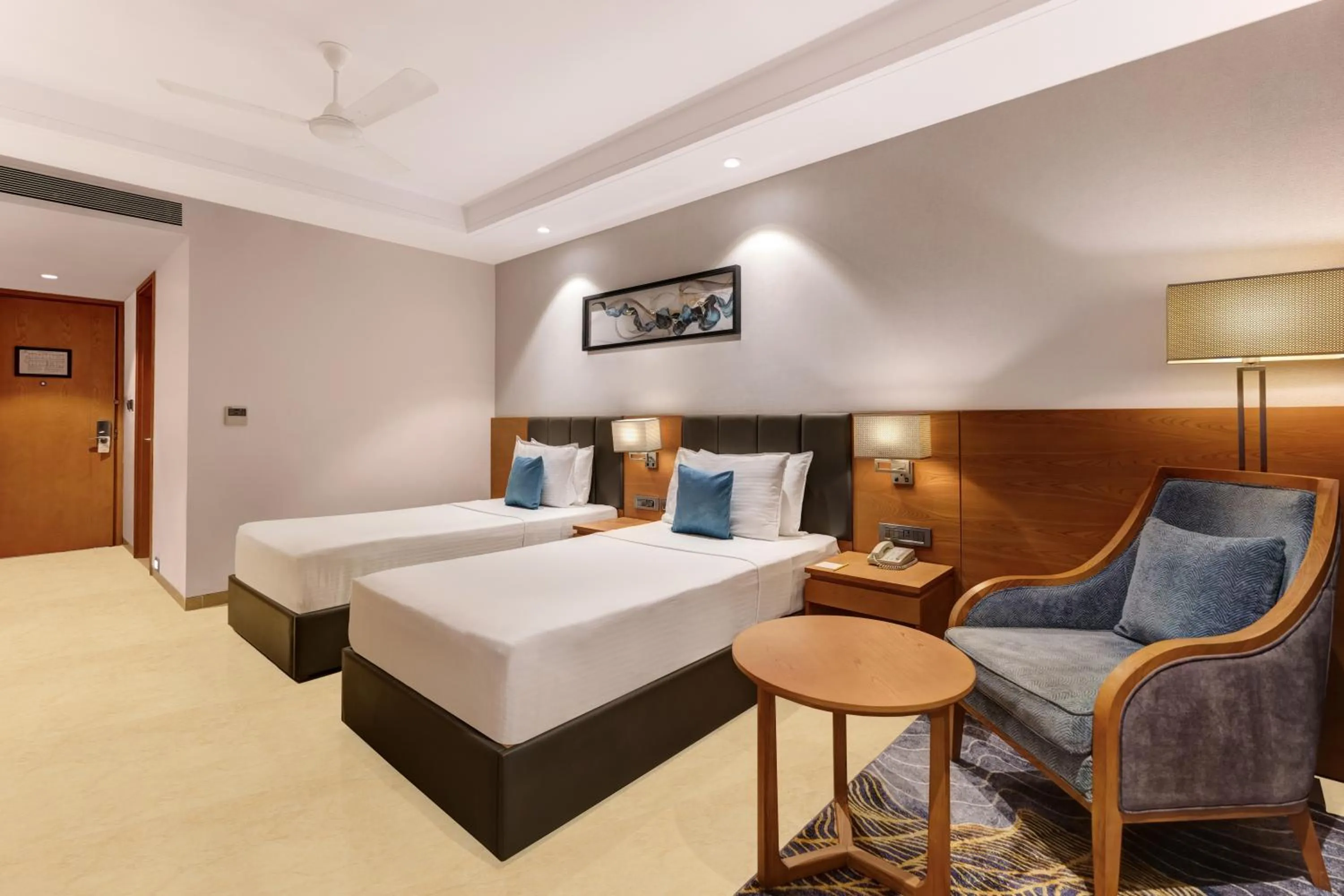 Bedroom, Bed in Lemon Tree Premier, Dwarka