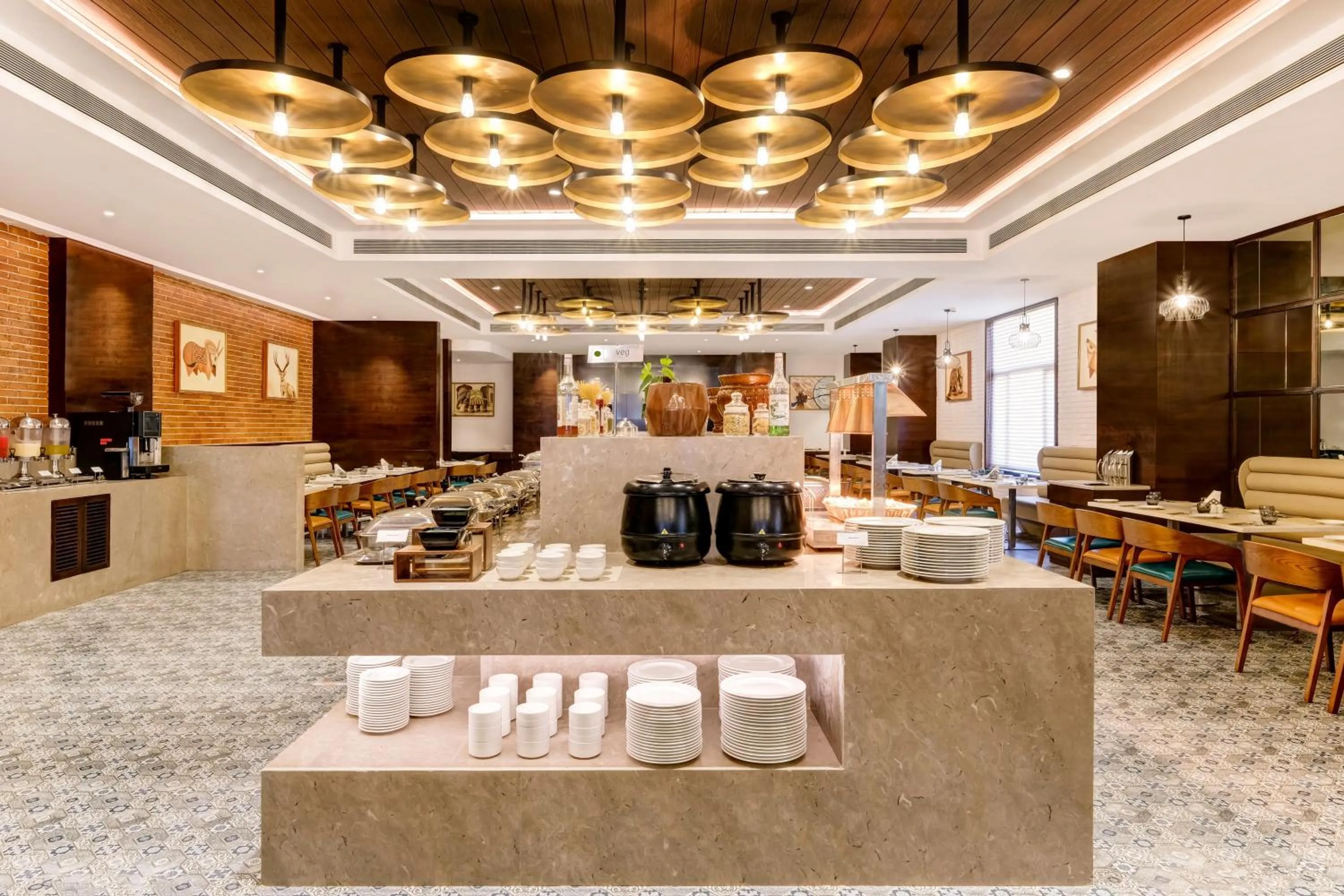 Buffet breakfast in Lemon Tree Premier, Dwarka