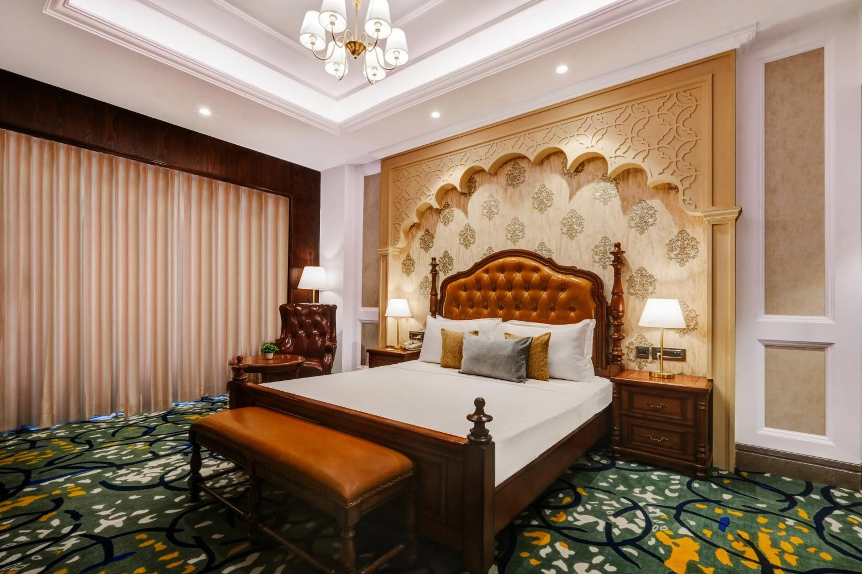 Bedroom, Bed in Lemon Tree Premier, Dwarka