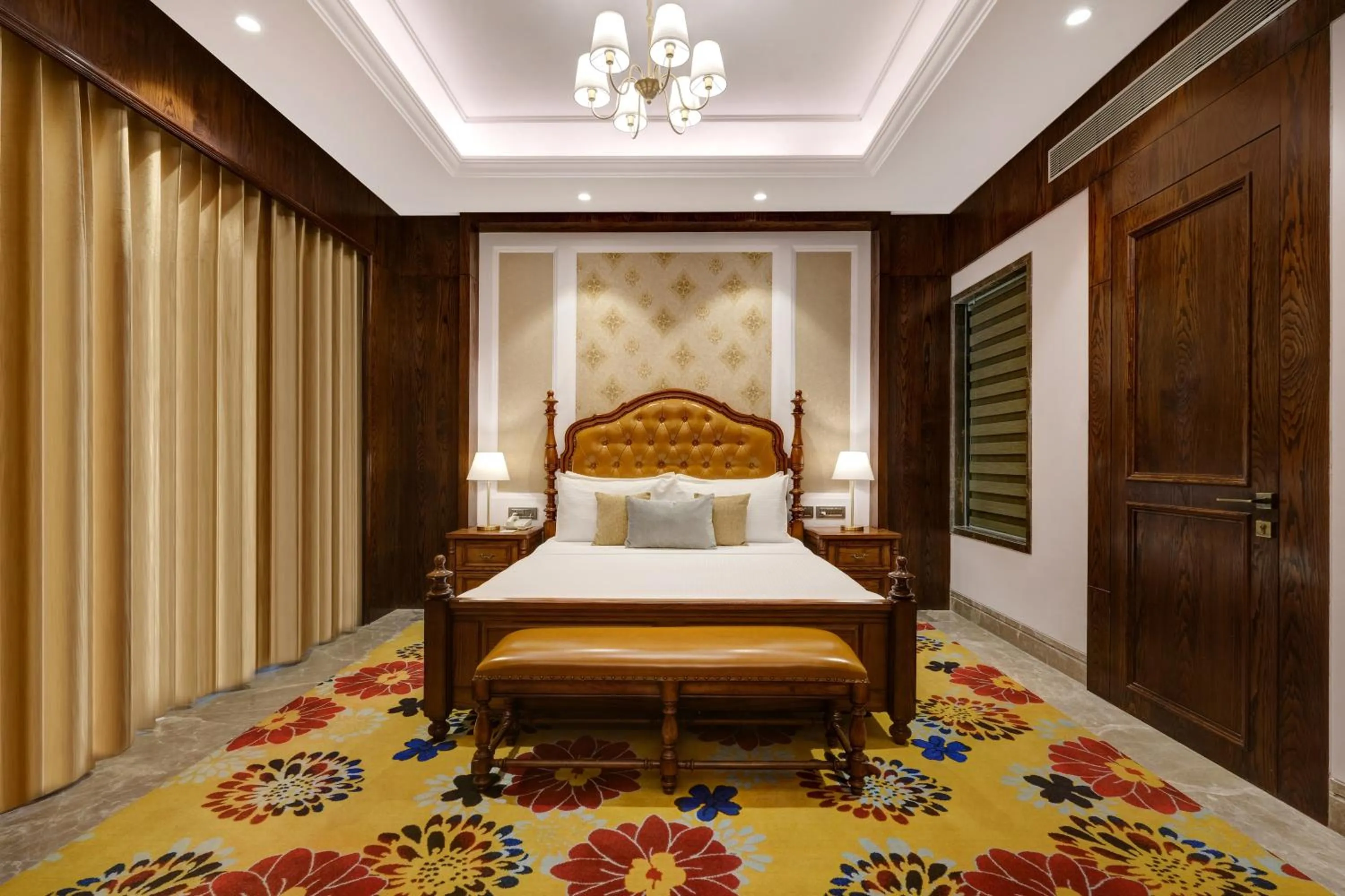 Bedroom, Bed in Lemon Tree Premier, Dwarka
