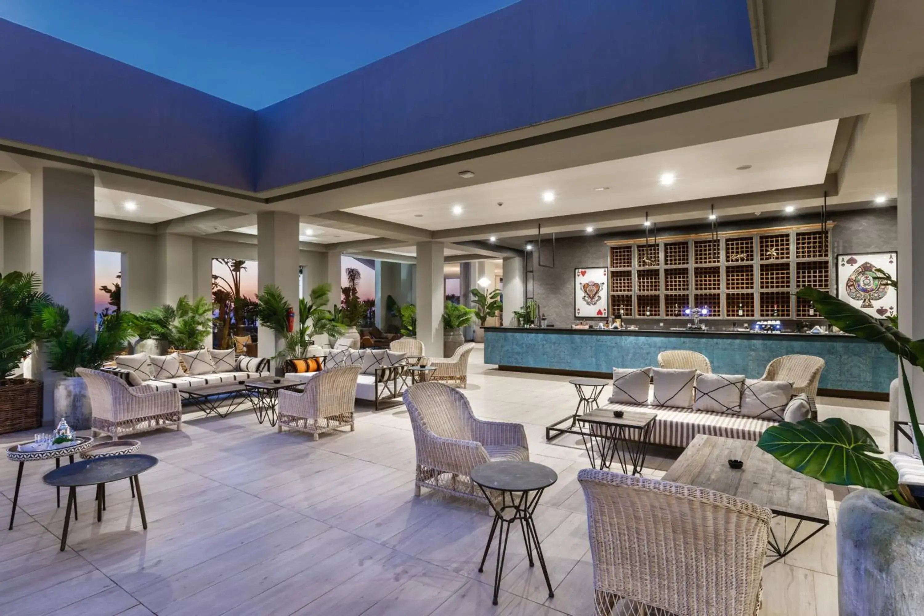 Lounge or bar in Hotel Riu Palace Tikida Taghazout - All Inclusive Lounge or bar in Hotel Riu Palace Tikida Taghazout - All Inclusive