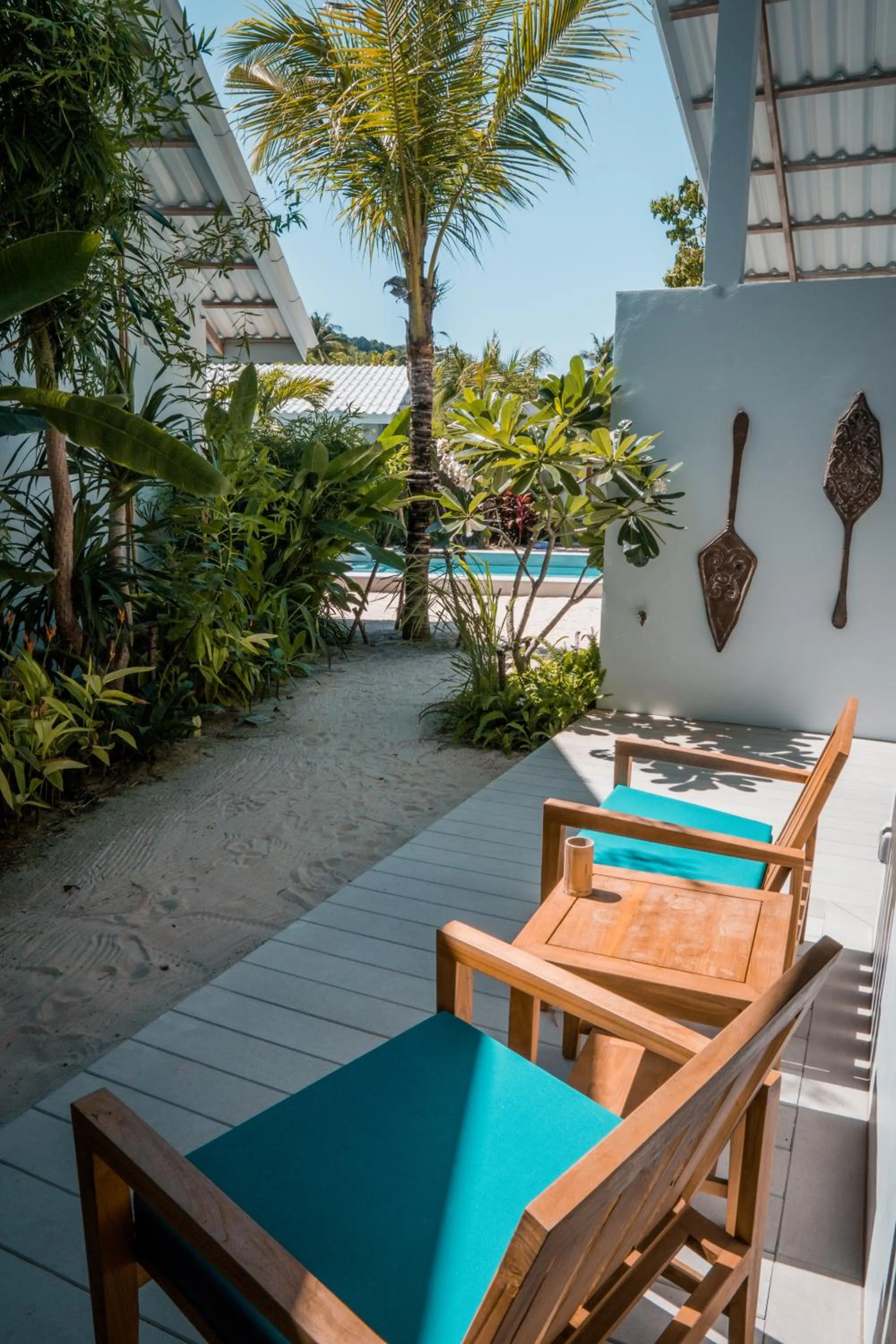 Seating area in The Mooring Resort