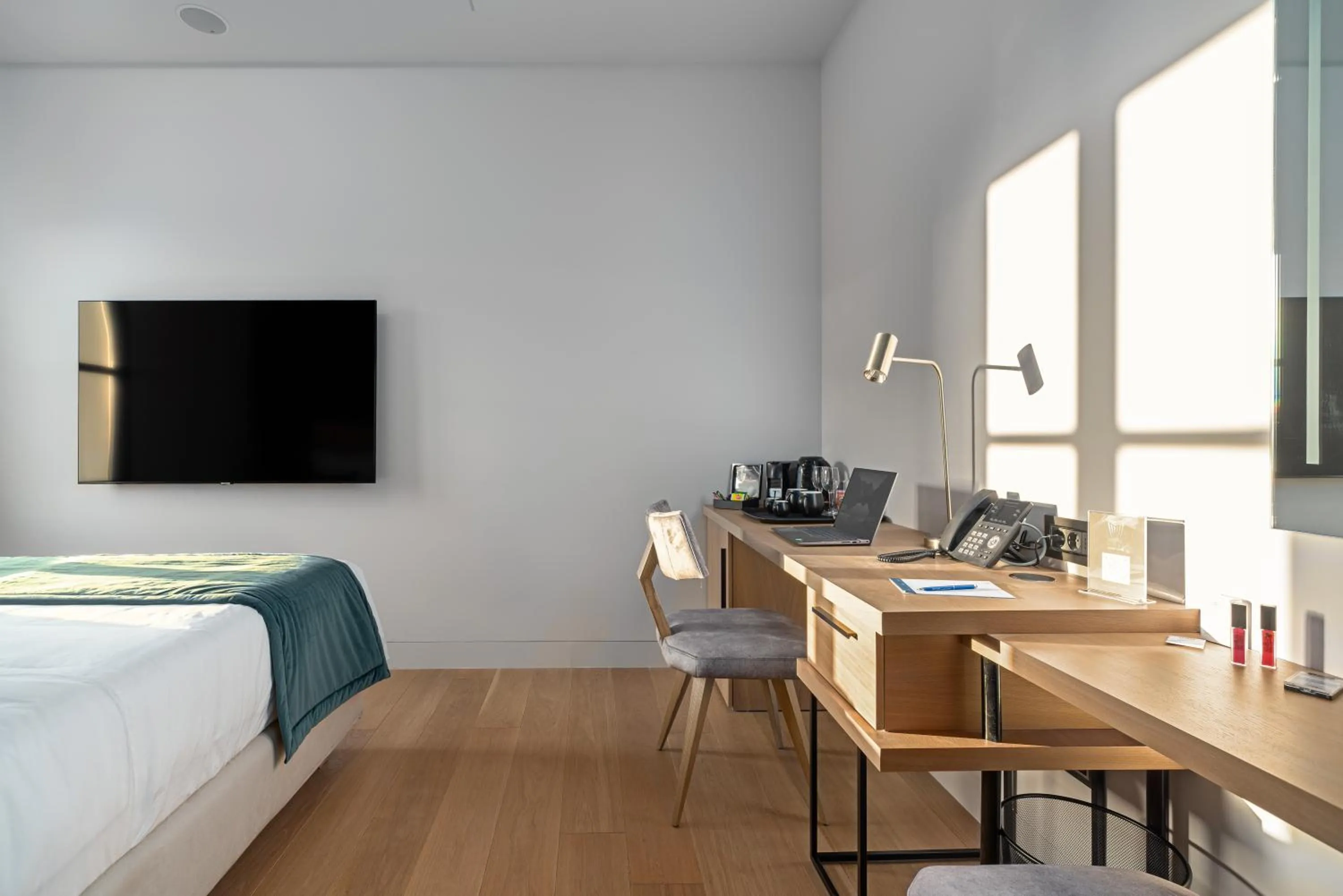 Bed in Hellenic Vibes Smart Hotel