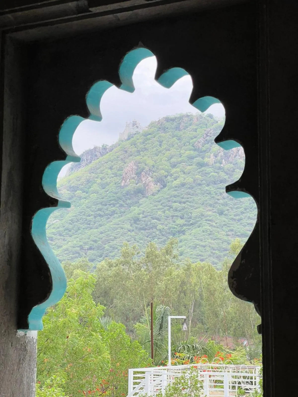 Mountain view in Khakhri Haveli - A Legacy of Mewar