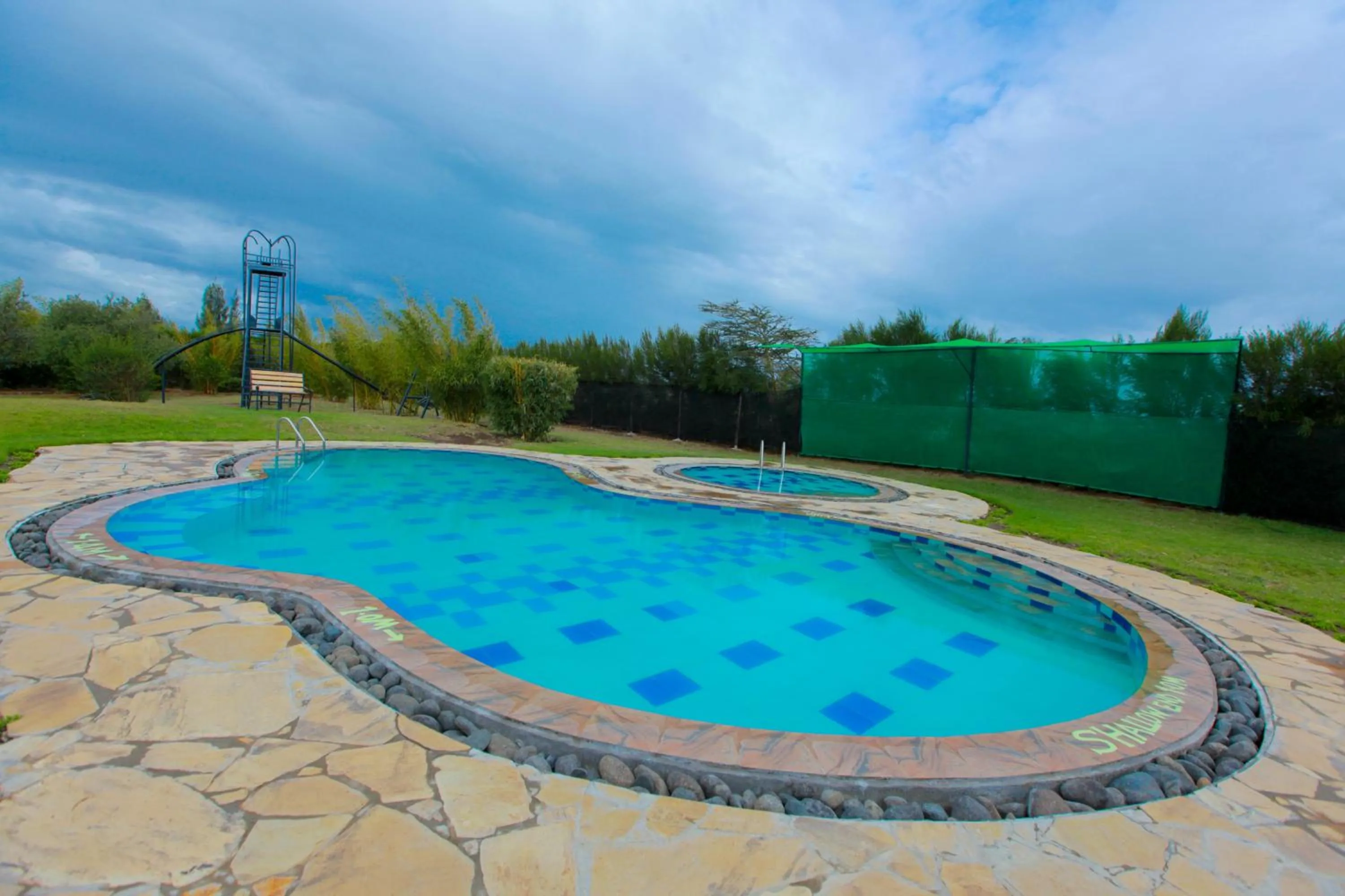 Pool view in Mtoni Resort, Naro moru