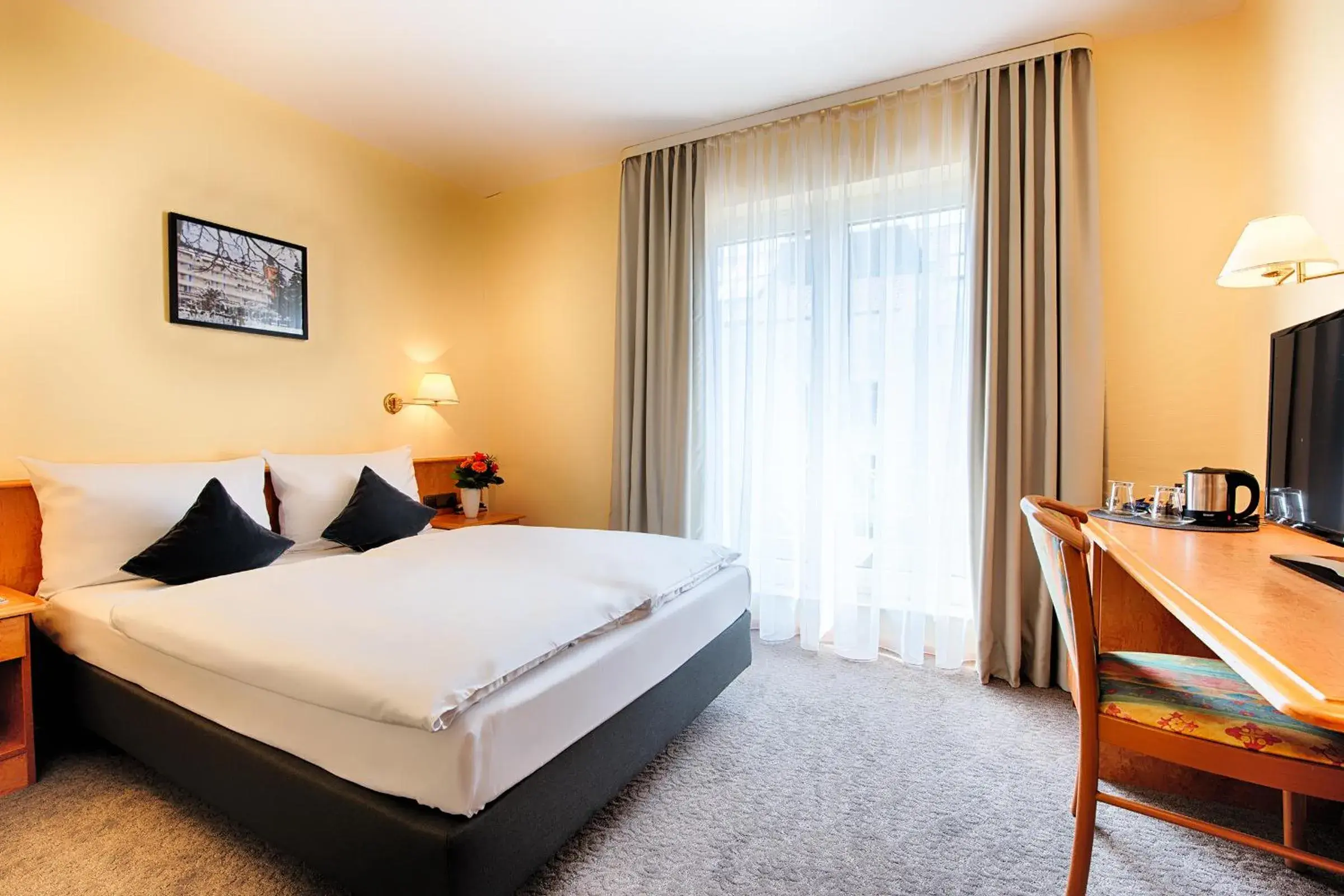 Bed in ACHAT Hotel Bad Dürkheim Bed in ACHAT Hotel Bad Dürkheim