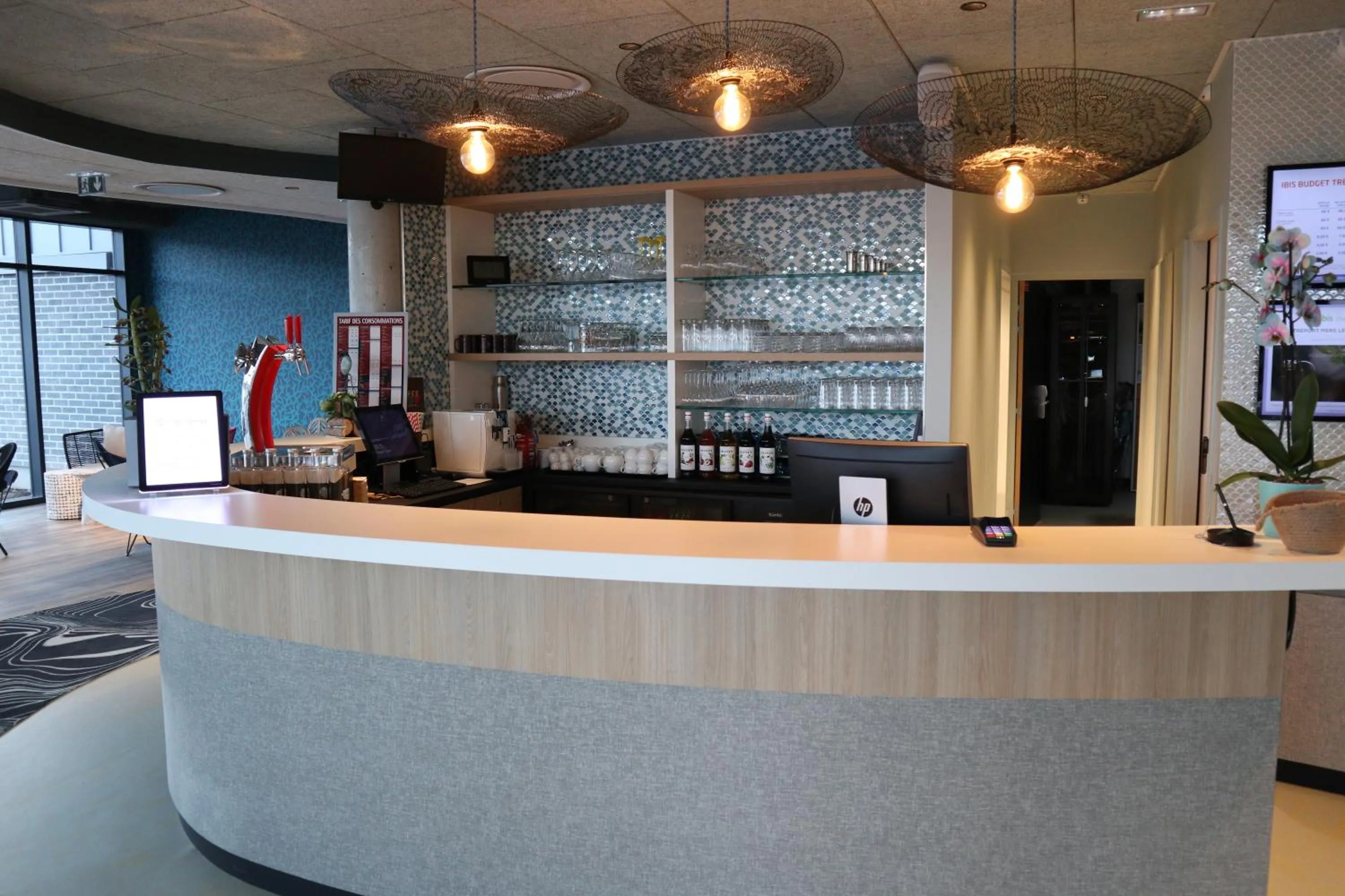 Lobby or reception in ibis Budget Le Treport Mers Les Bains