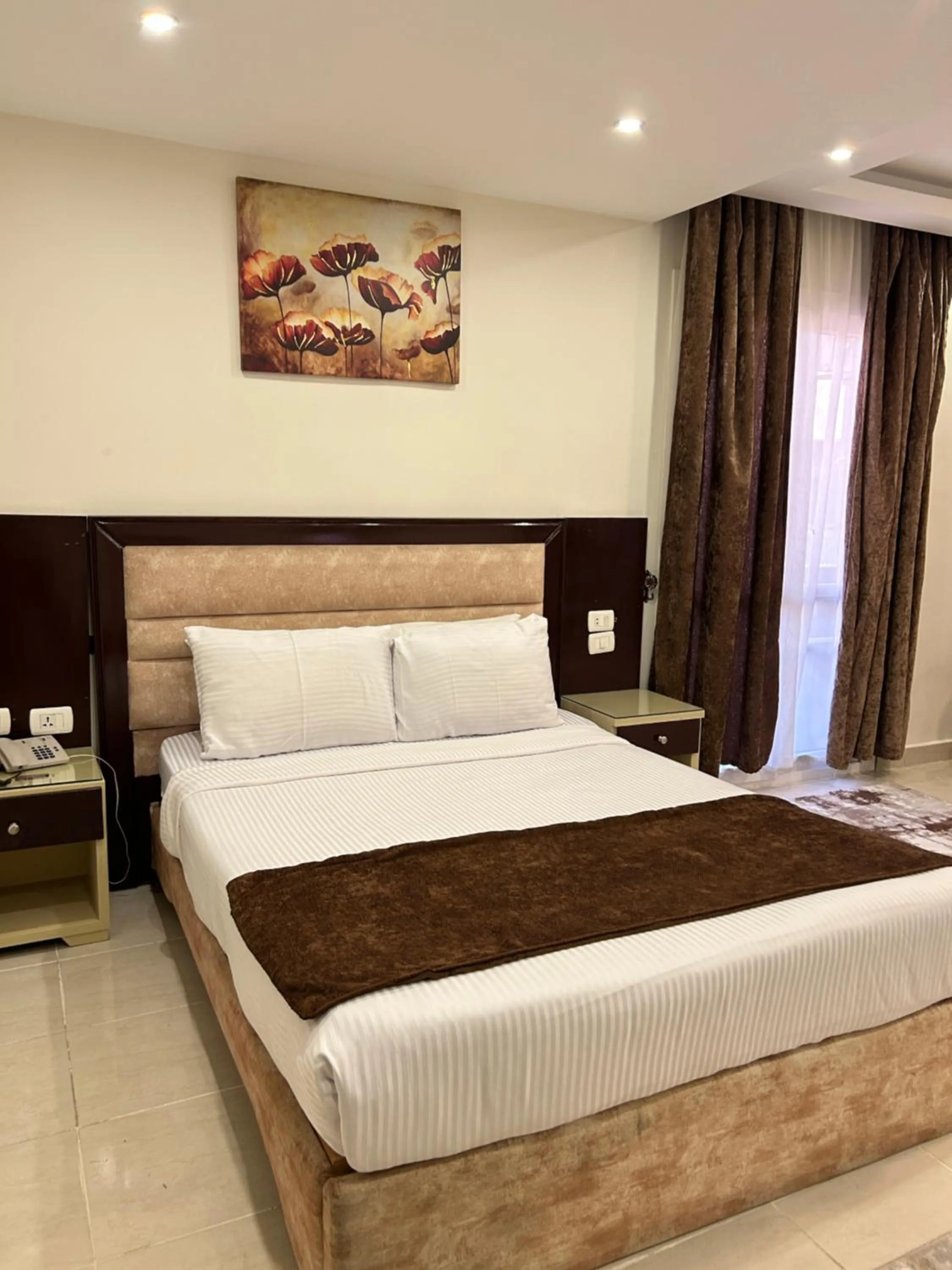 Bed in Jewel Dokki Hotel