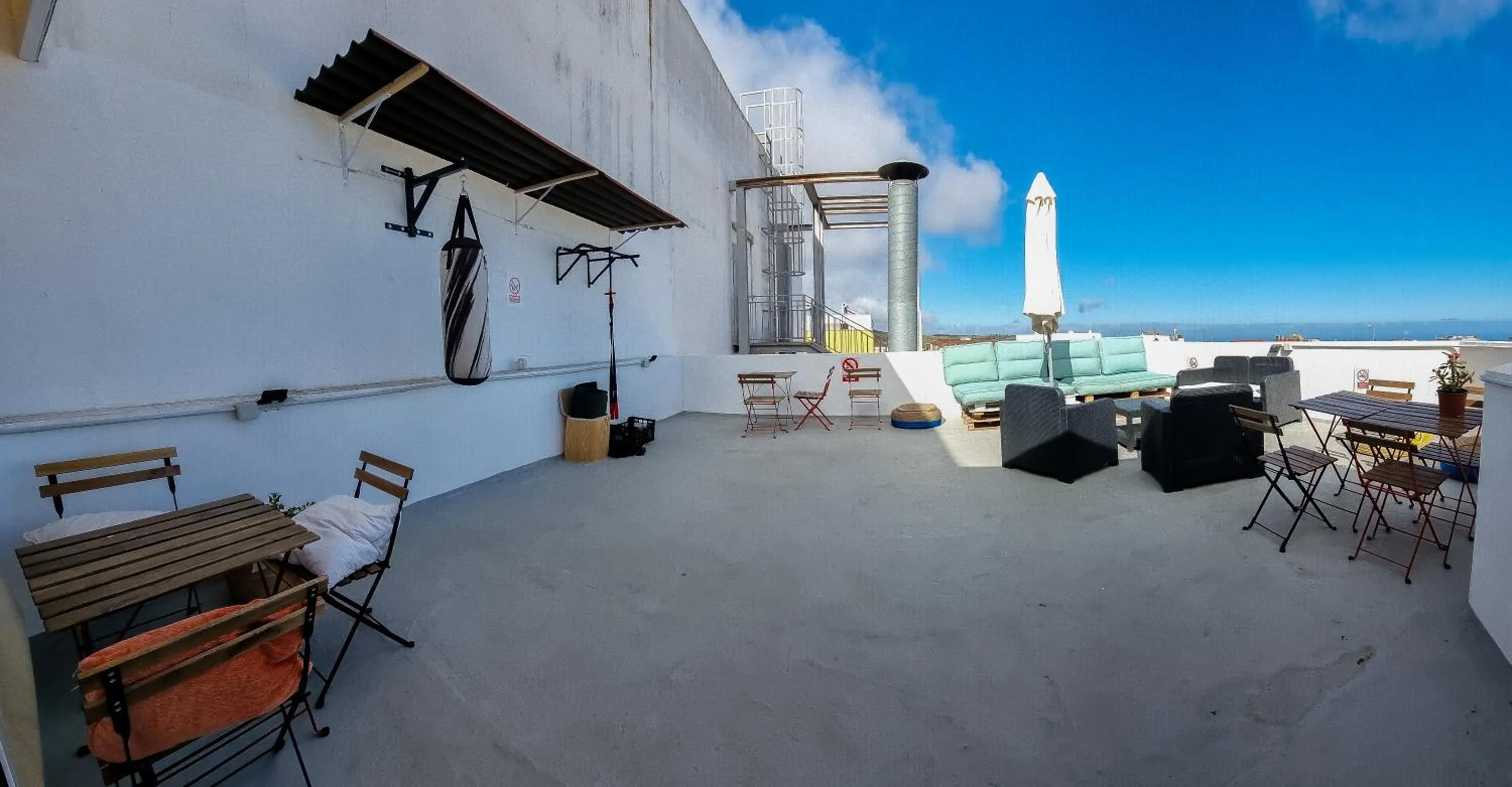 Balcony/Terrace in Aguere Nest Hostel