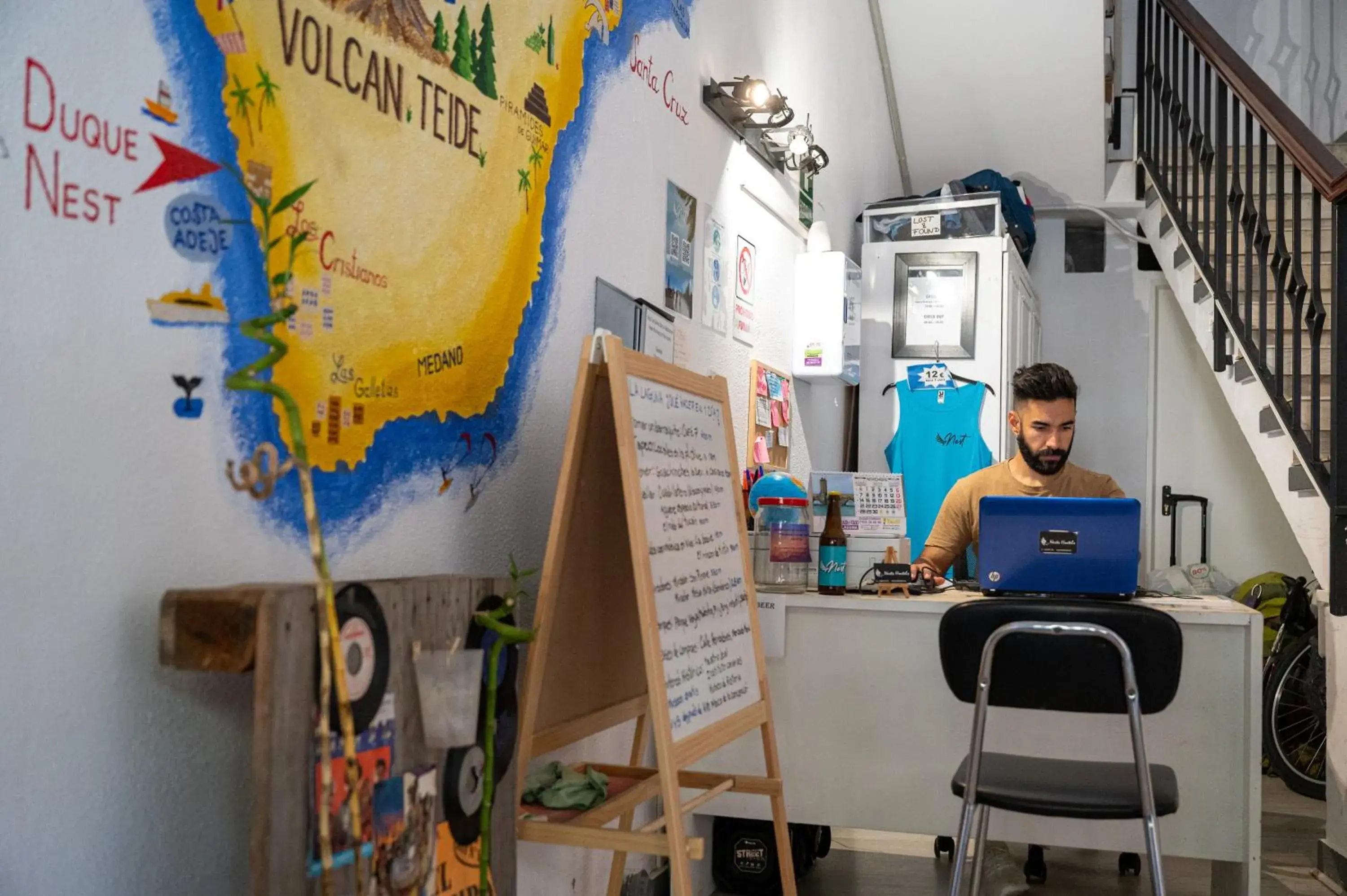 Lobby or reception in Aguere Nest Hostel Lobby or reception in Aguere Nest Hostel