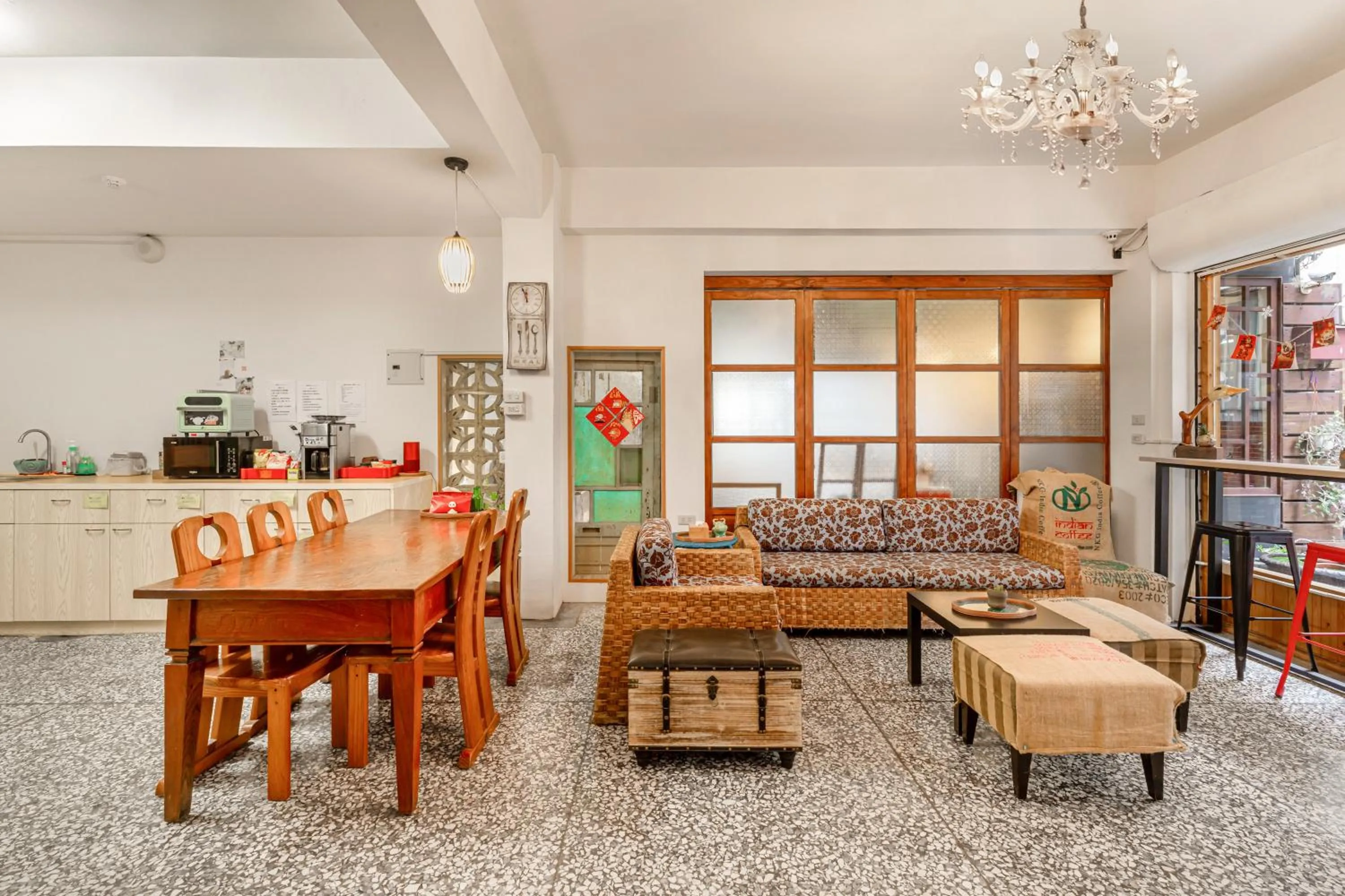 On site in Forever Happiness Hostel