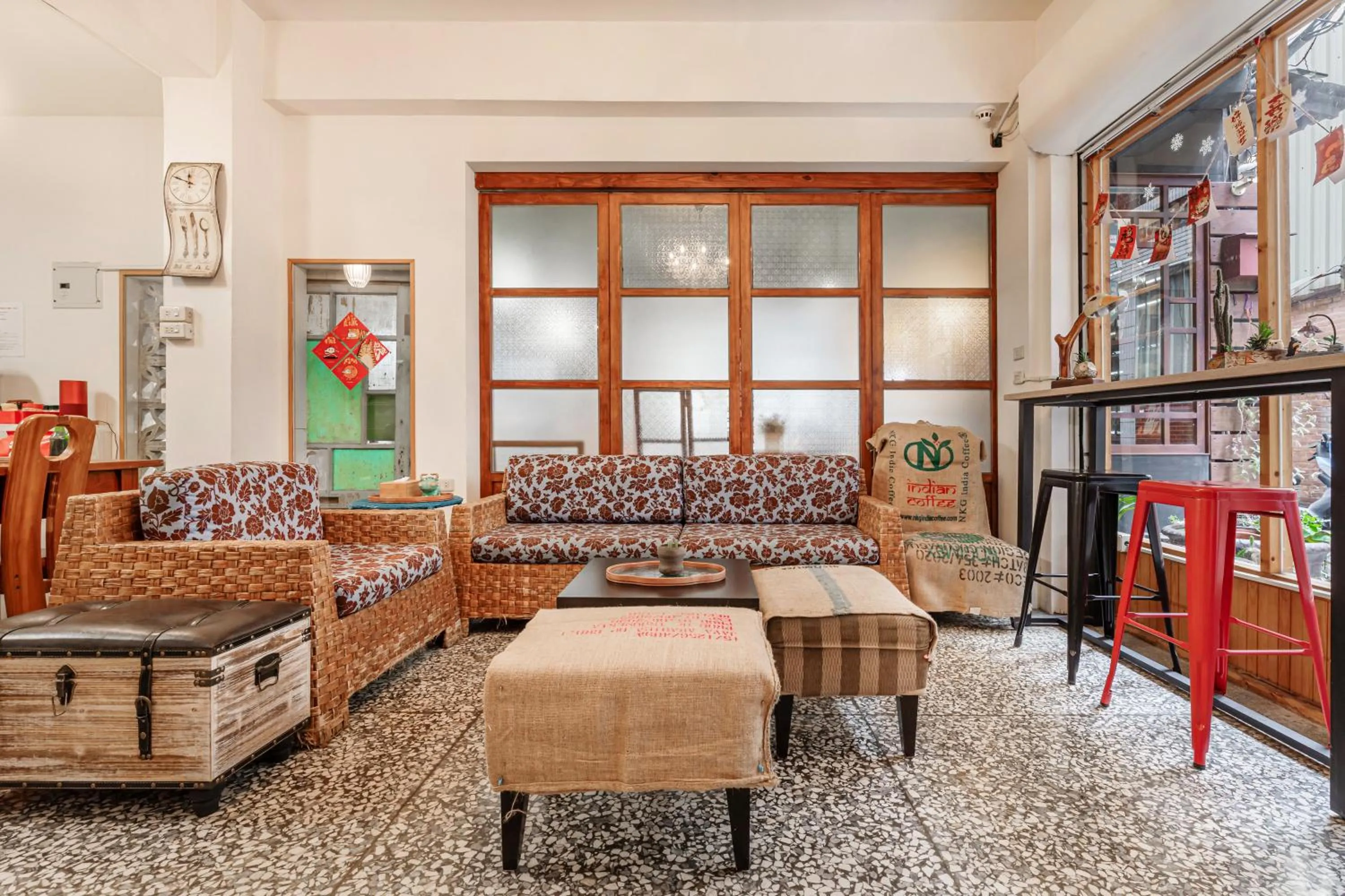 On site in Forever Happiness Hostel