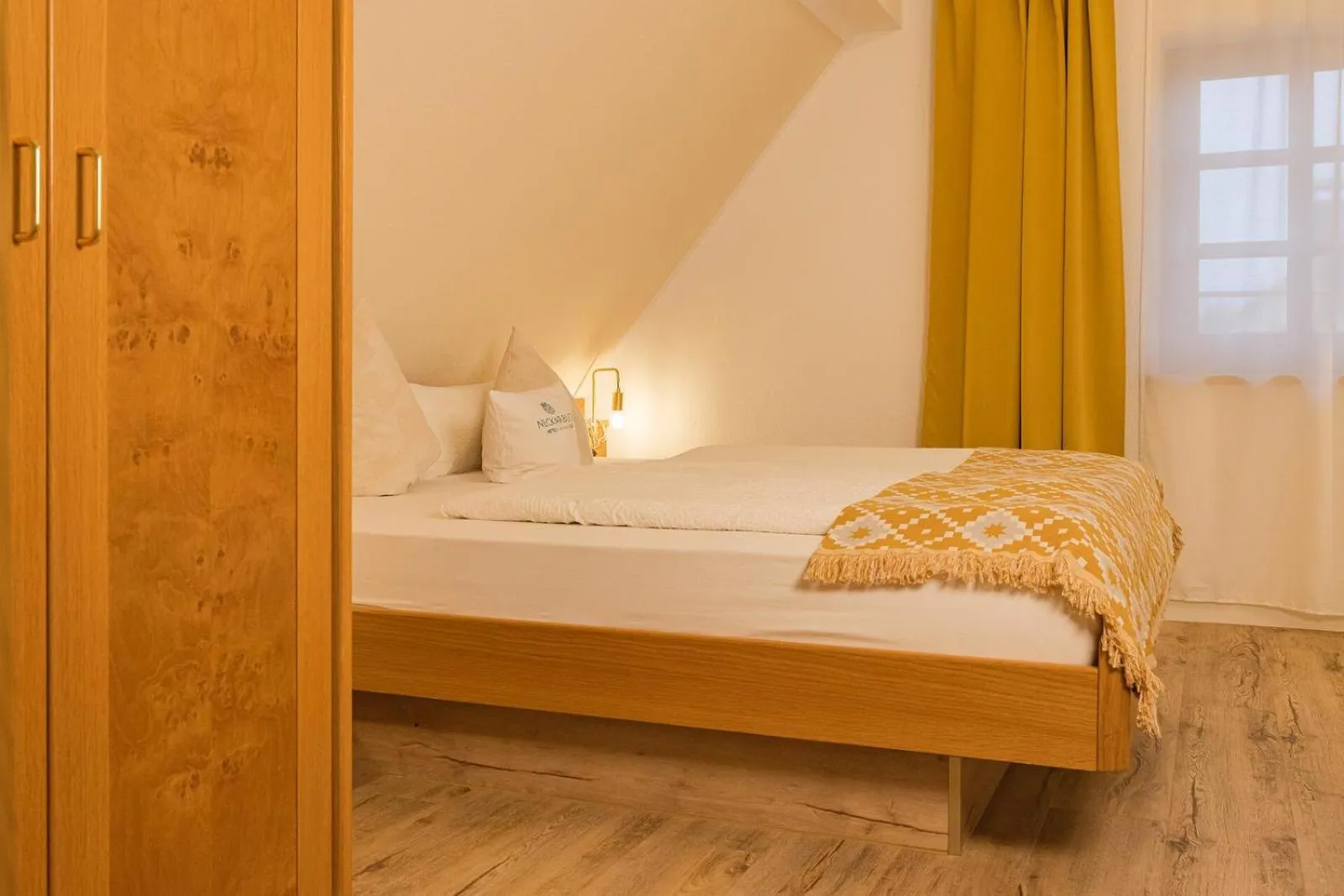 Bed in Hotel Neckarblick