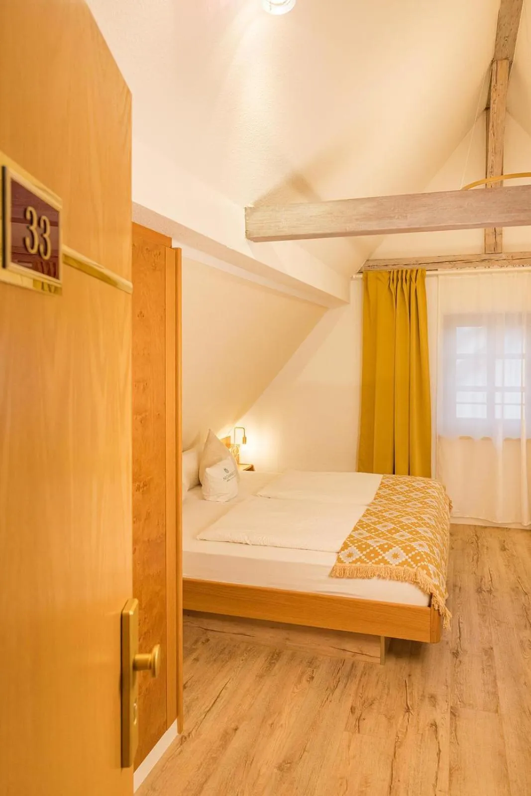 Bed in Hotel Neckarblick