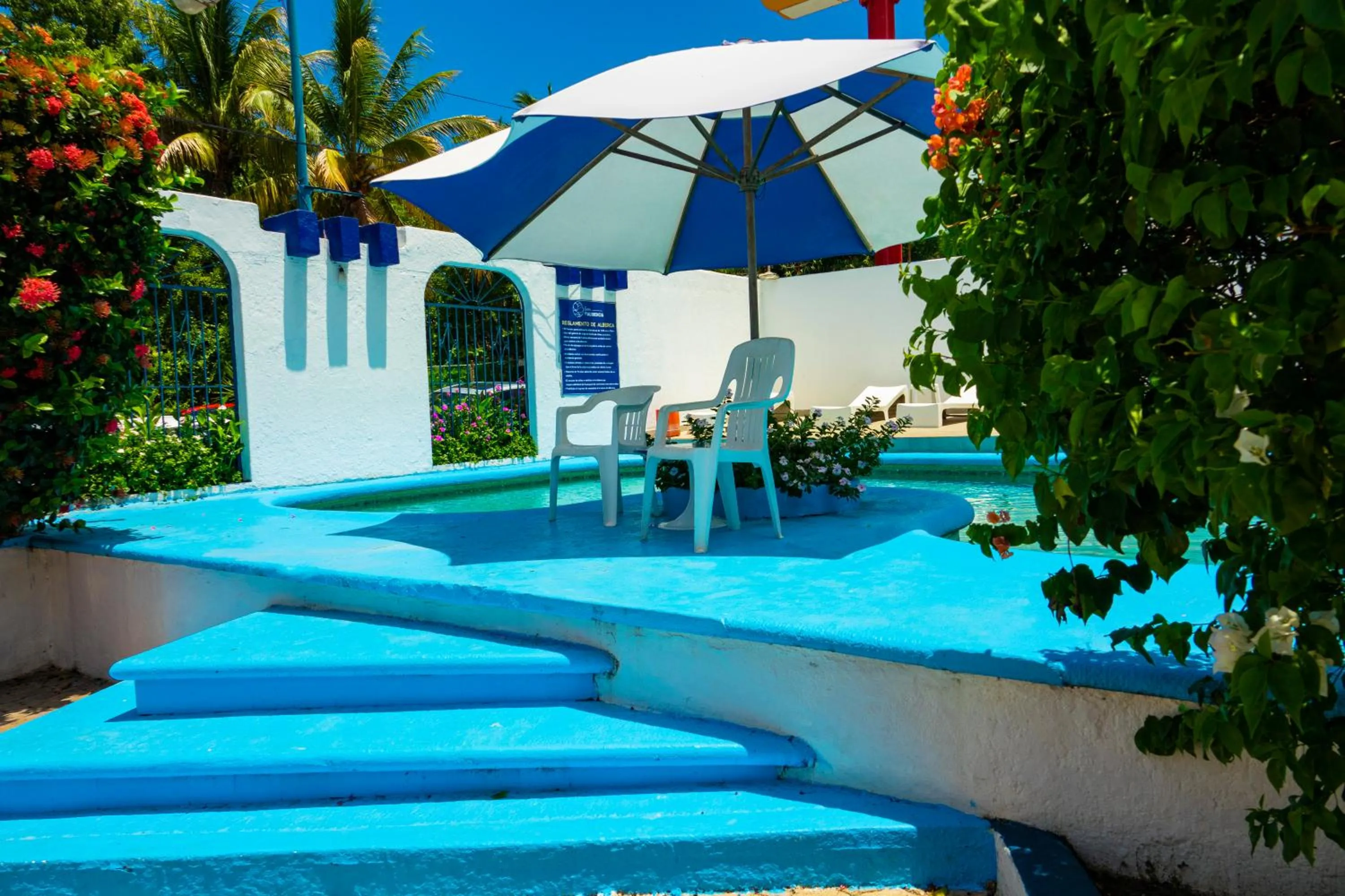 Pool view in Suites La Audiencia