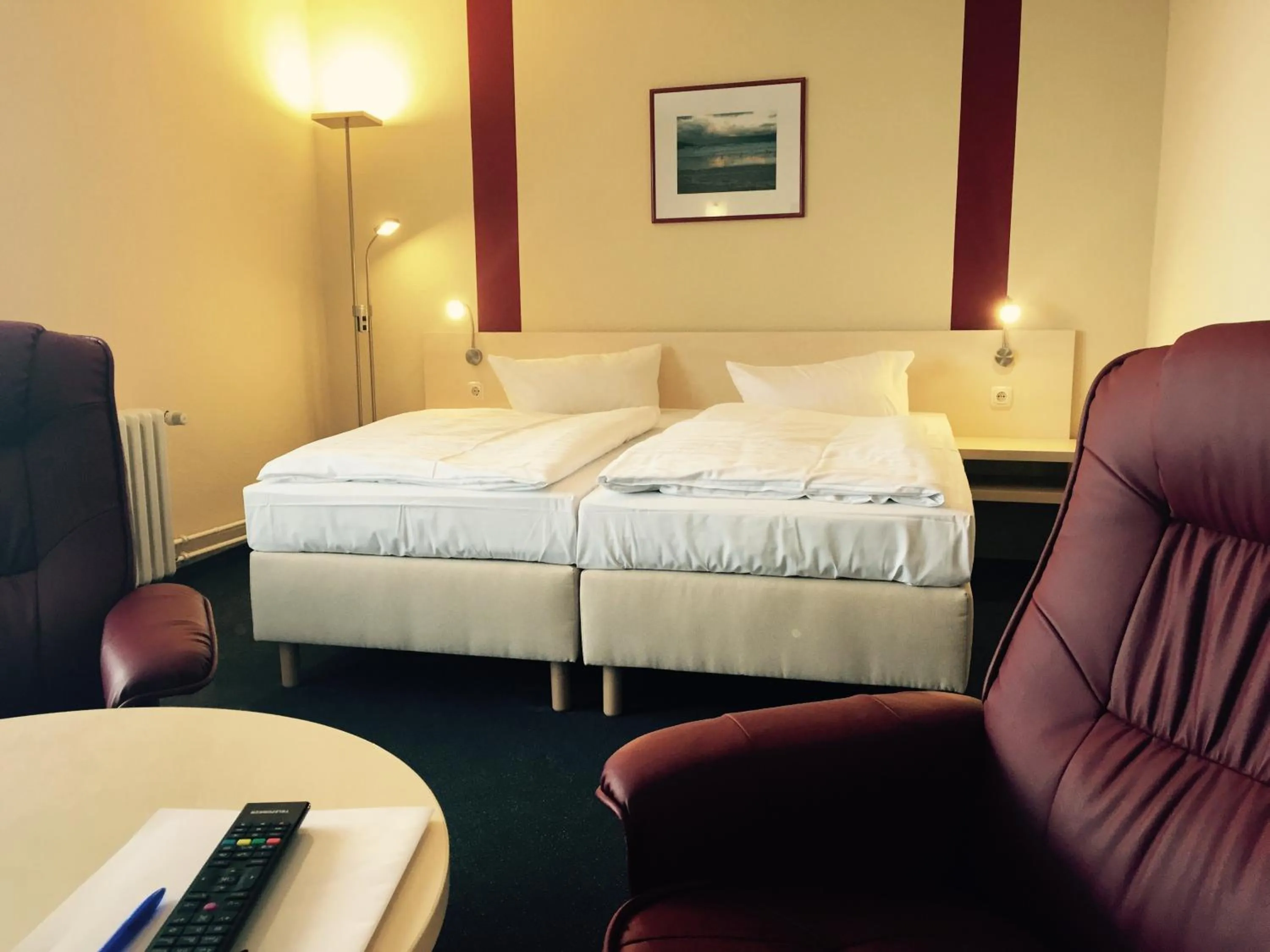 Bed in Panorama Hotel Bansin