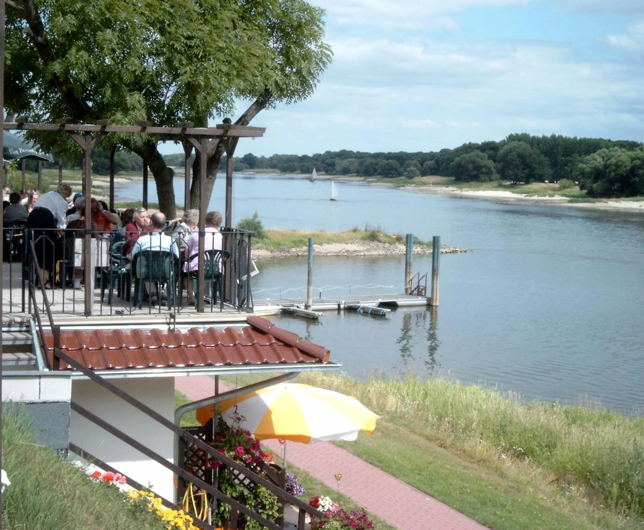 Balcony/Terrace in Elbterrassen zu Brambach