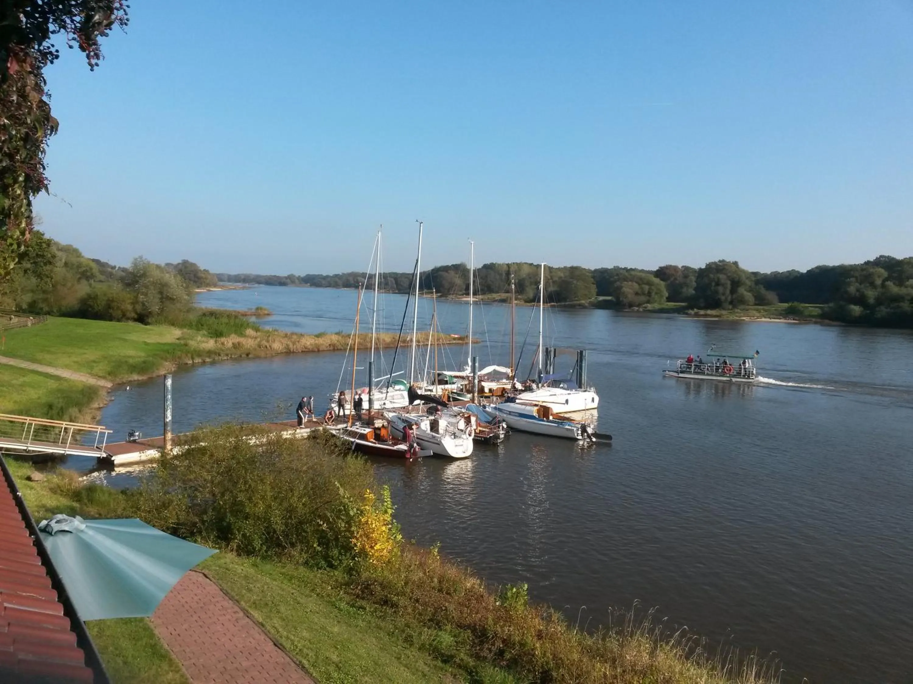 View (from property/room) in Elbterrassen zu Brambach