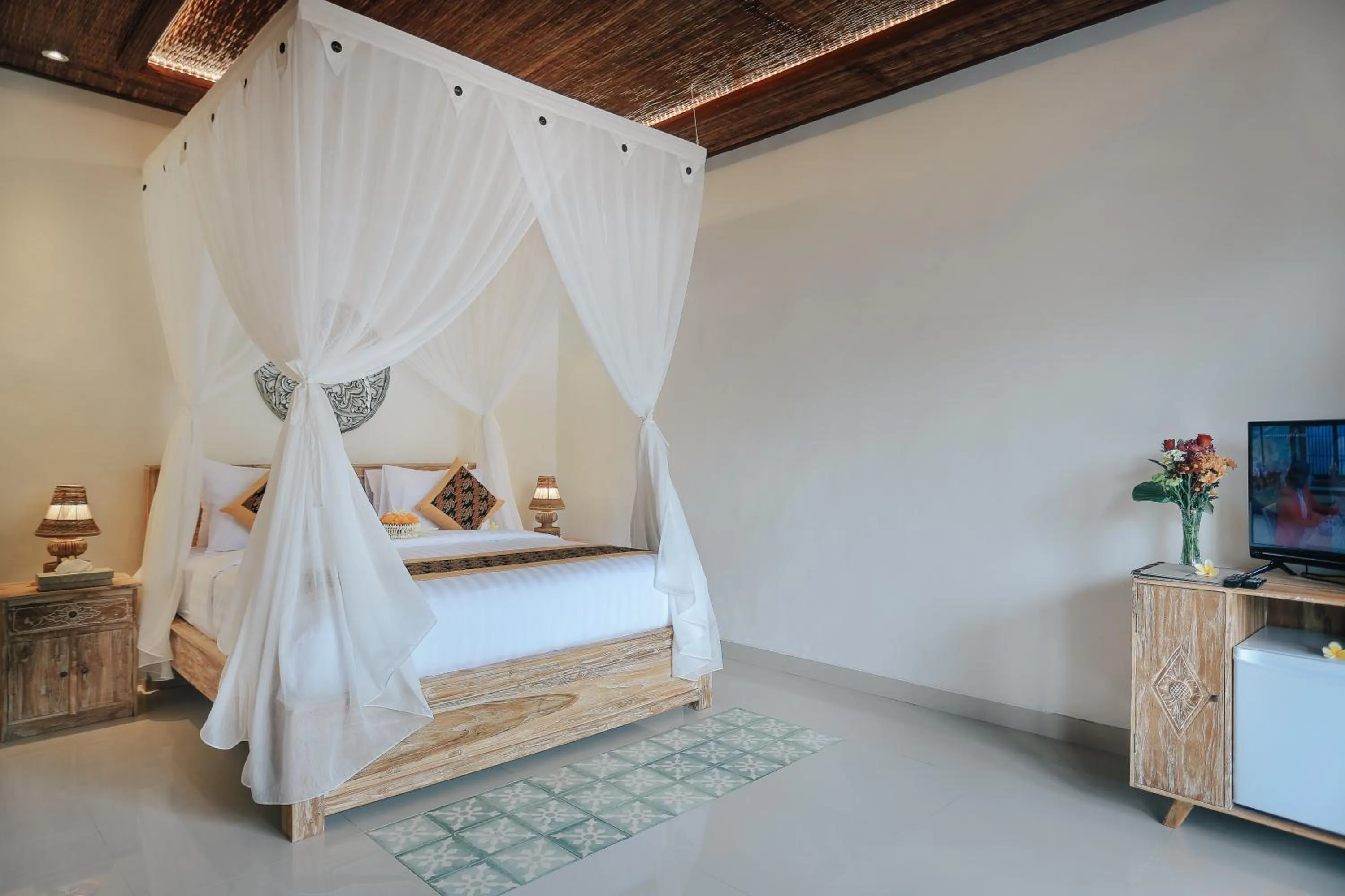 Bed in Sitala Suite