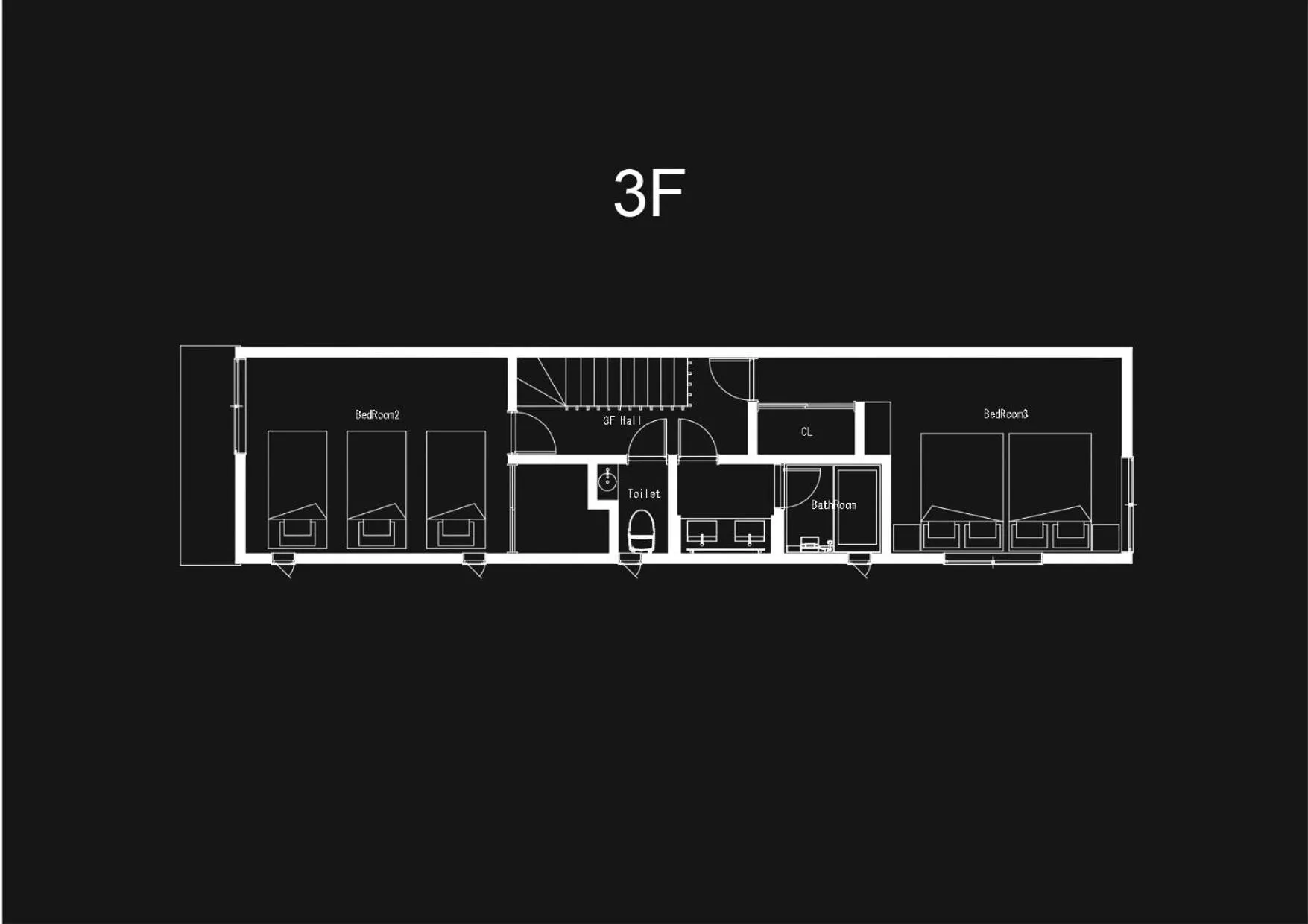Floor plan in SAMURAI HOUSE Ⅲ