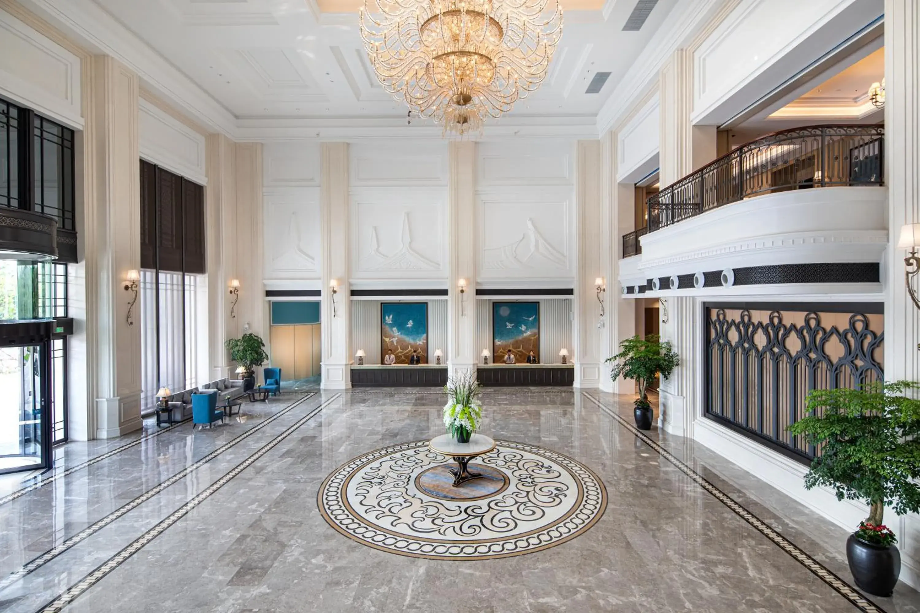 Lobby or reception in C&D Hotel,Xiamen Xiang'an-Late Check Out & Free Welcome Snacks Lobby or reception in C&D Hotel,Xiamen Xiang'an-Late Check Out & Free Welcome Snacks
