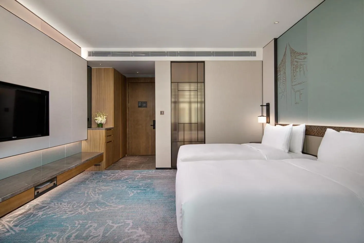 Photo of the whole room, Bed in C&D Hotel,Xiamen Xiang'an-Late Check Out & Free Welcome Snacks