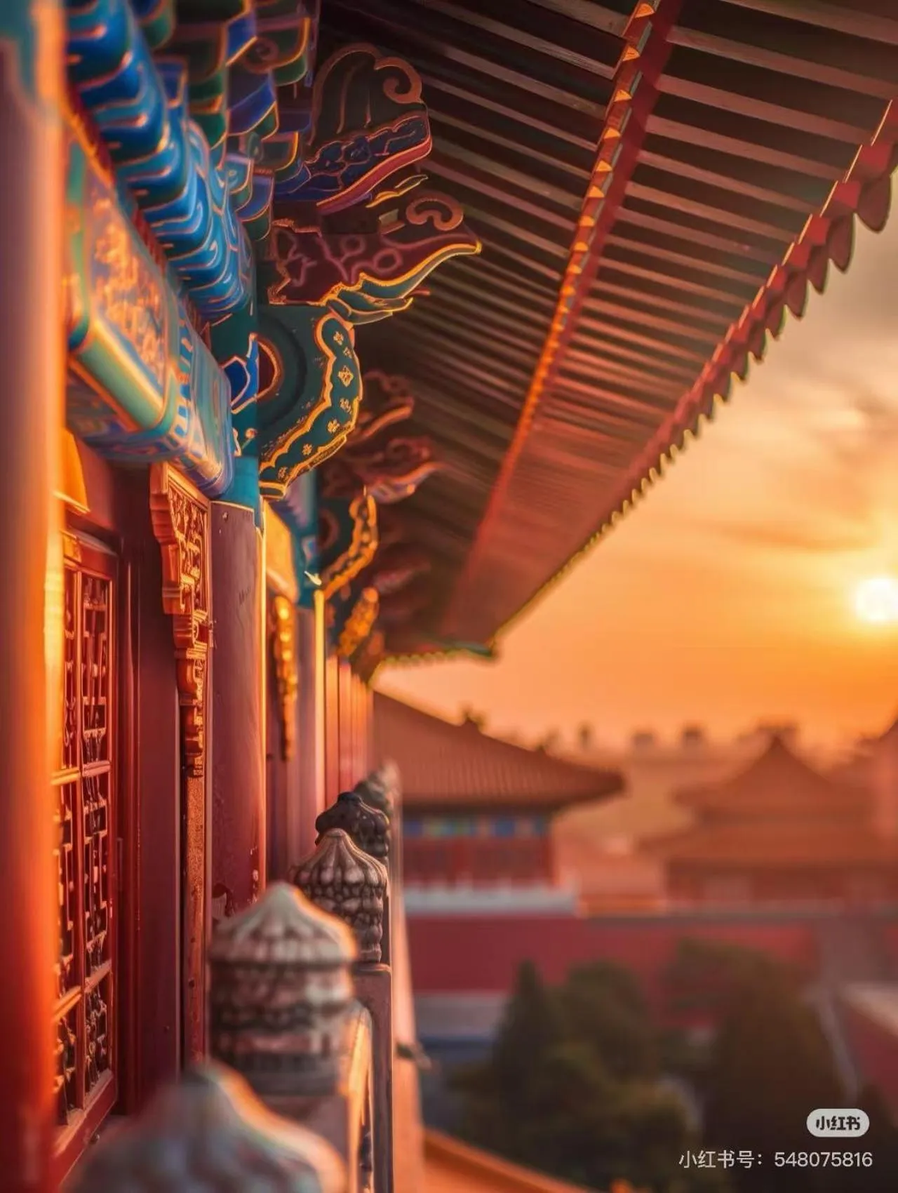 Happy Dragon Saga Hotel with terrace Beijing Forbidden City Wang Fu Jing Street