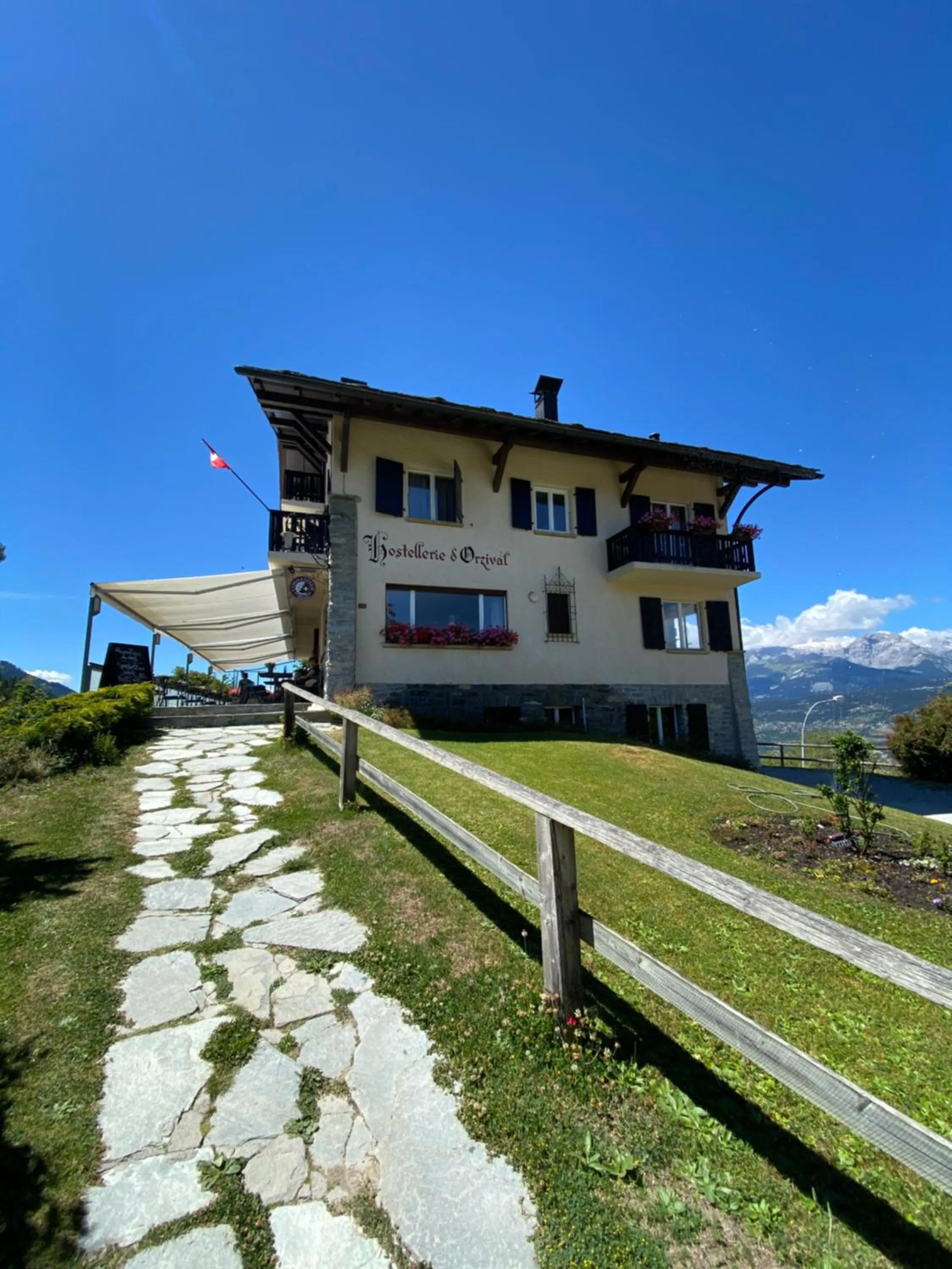 Garden in Hostellerie d'Orzival