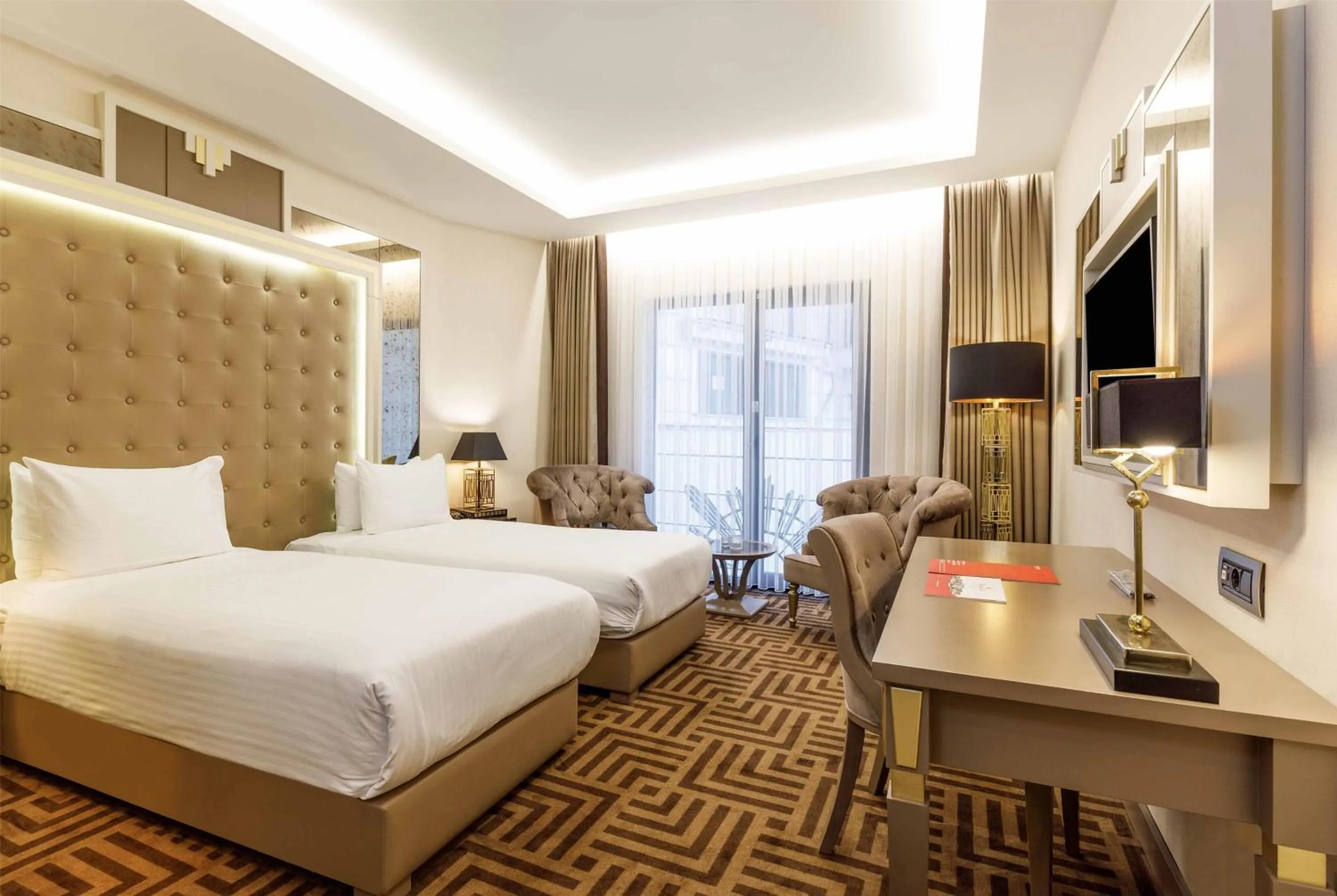 Photo of the whole room, Bed in Ramada by Wyndham Istanbul Golden Horn