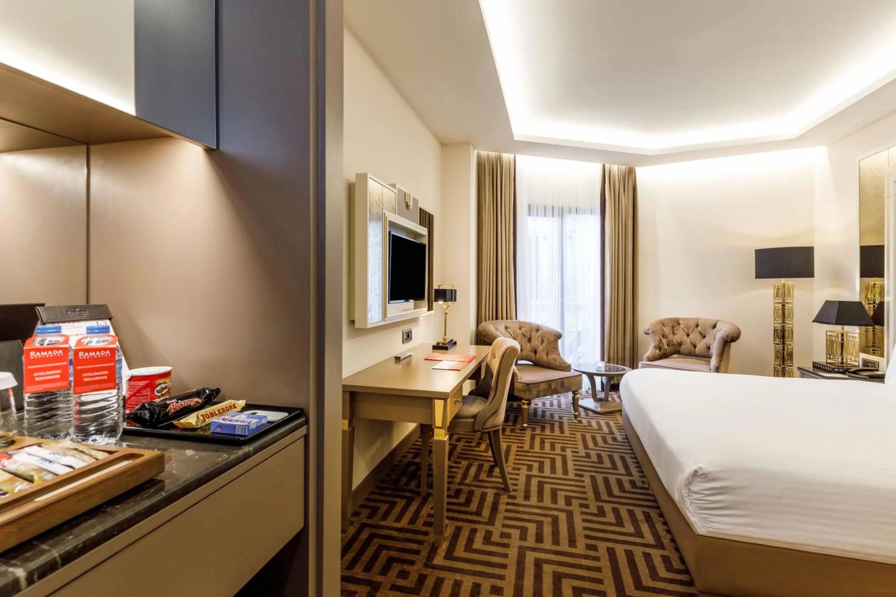 Photo of the whole room, Bed in Ramada by Wyndham Istanbul Golden Horn