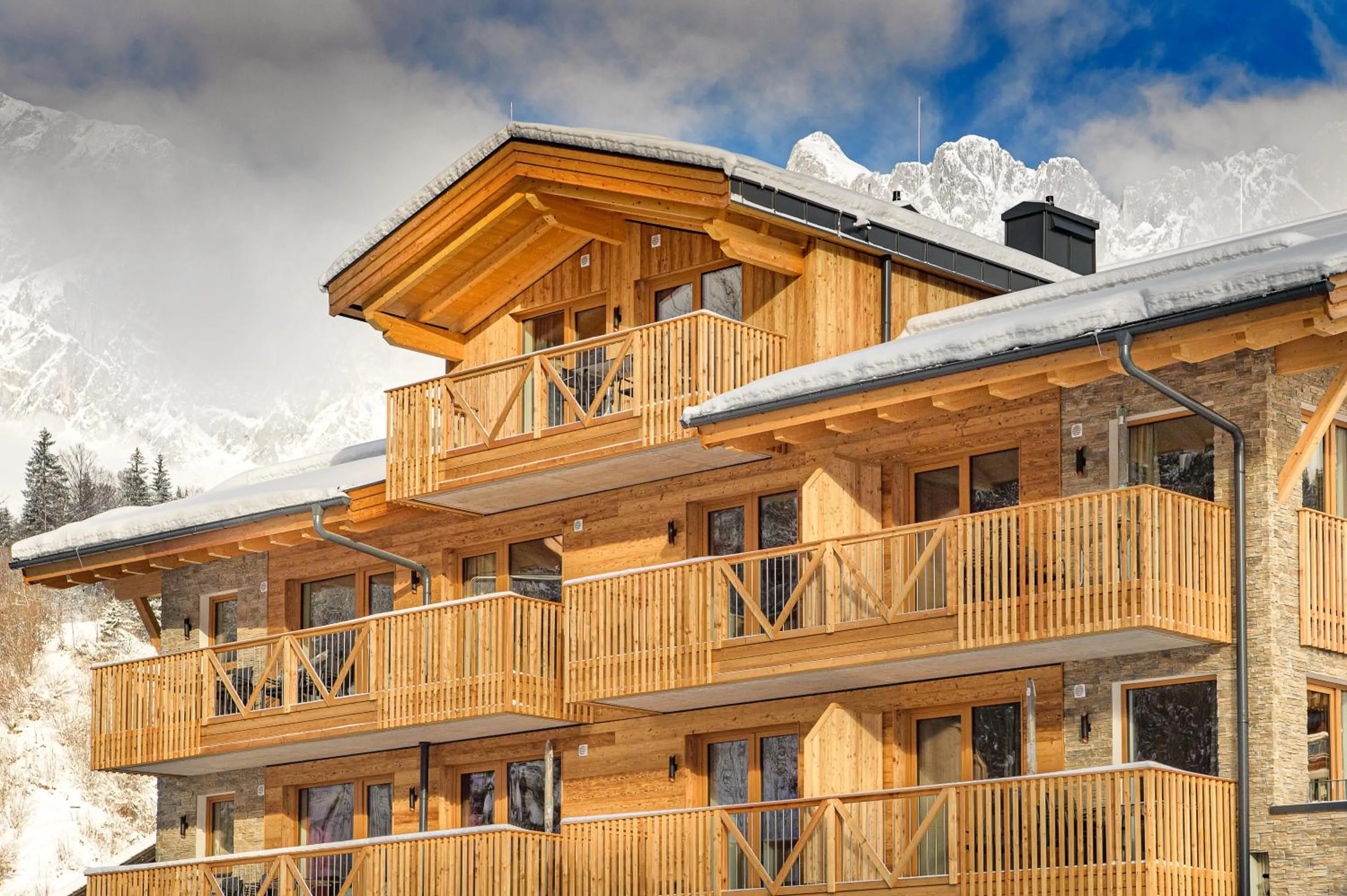 Property building in AlpenParks Hotel & Apartment Hochkönig
