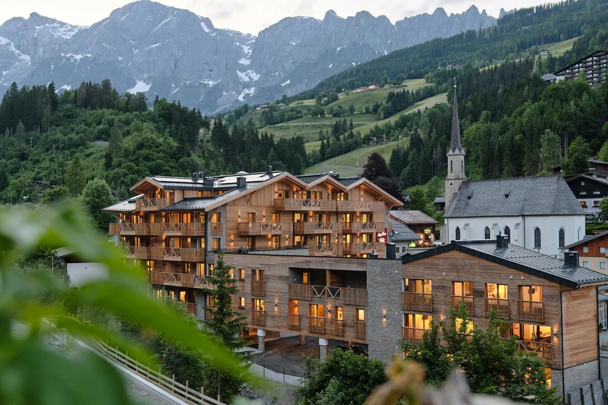 Property building in AlpenParks Hotel & Apartment Hochkönig