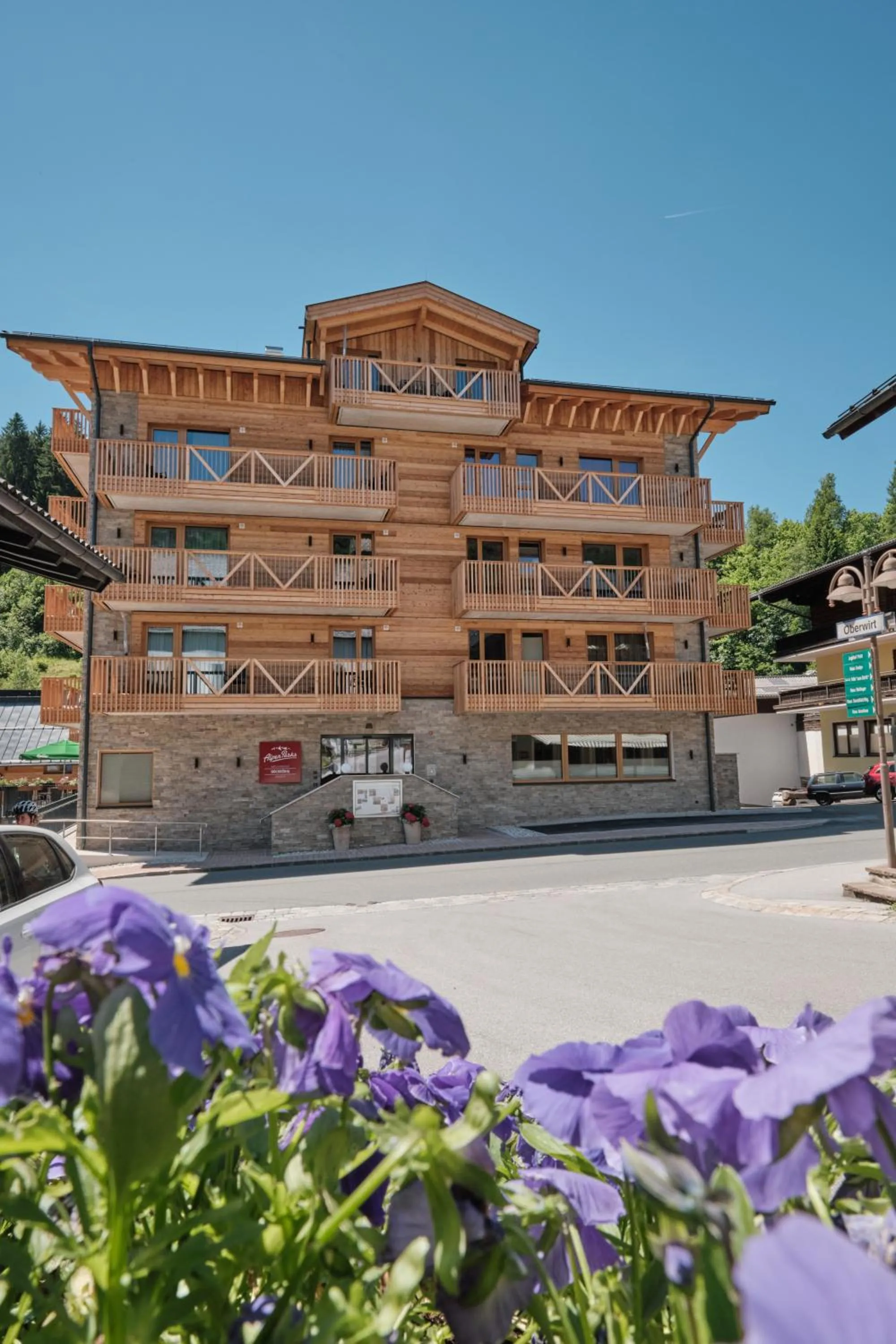 Property building in AlpenParks Hotel & Apartment Hochkönig